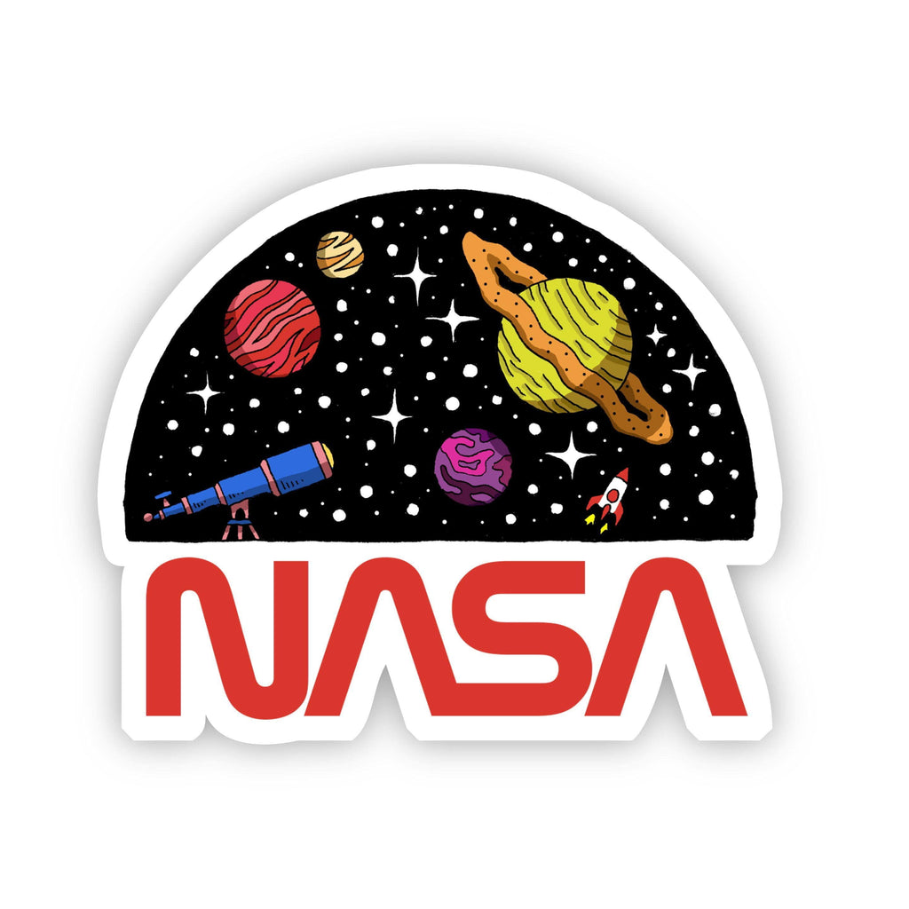 Space Science Design Stickers Space Themed Stickers – Big Moods