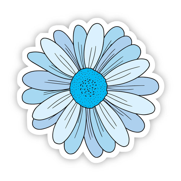 Blue Daisy Vinyl Sticker by mimi and august