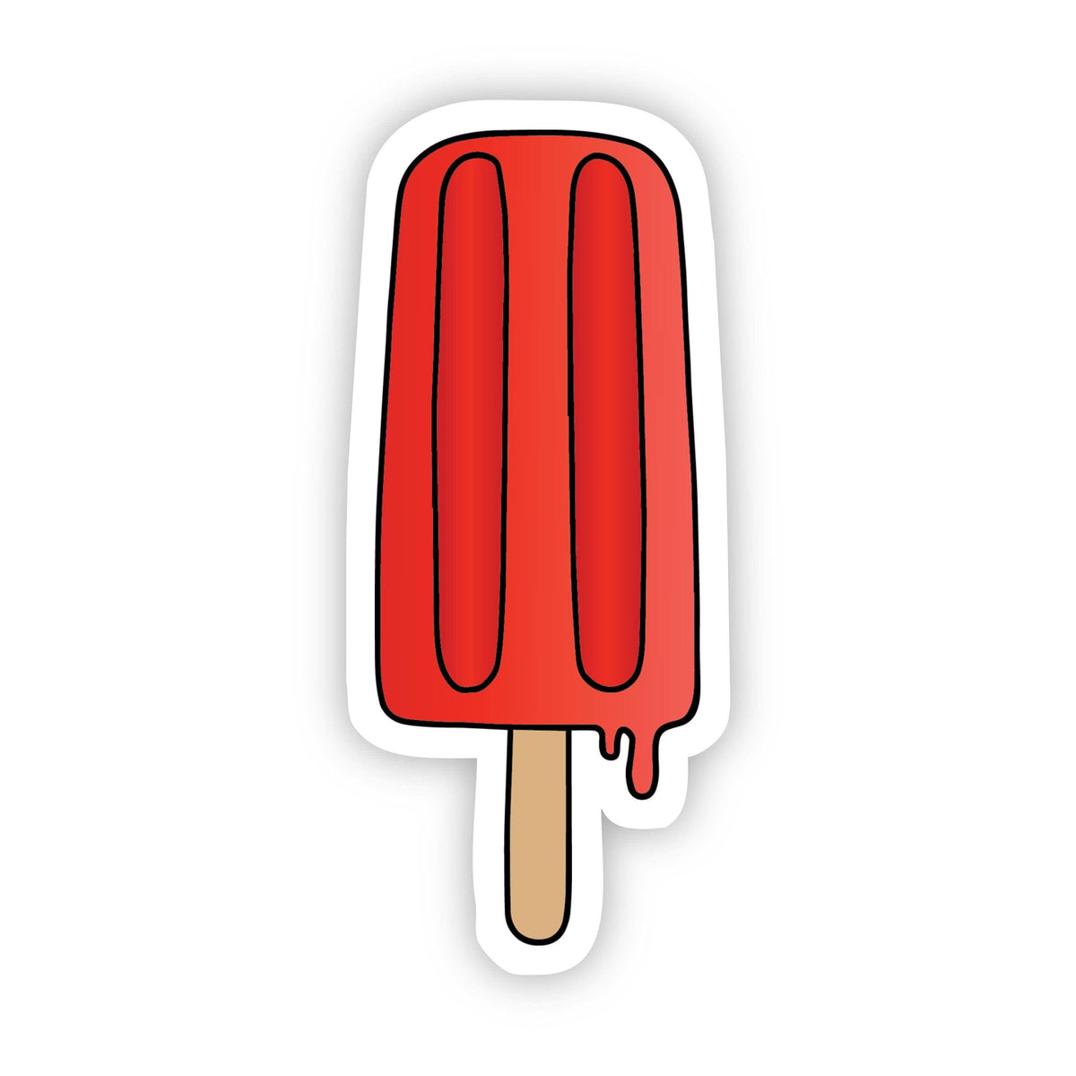 Red Icecream Beach Aesthetic Sticker – Big Moods