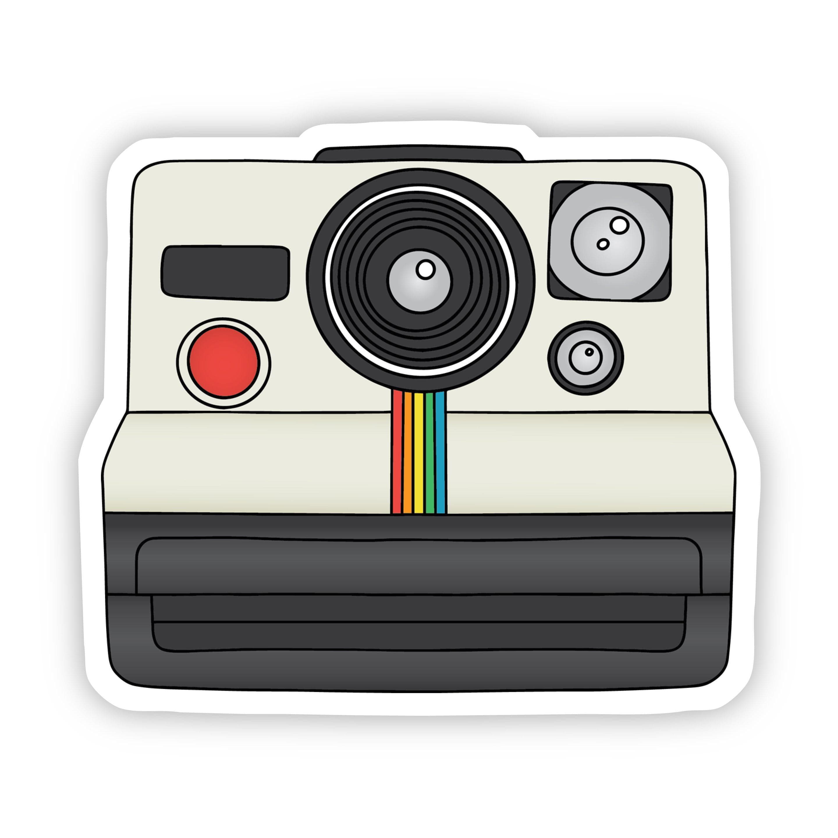 Classic Instant Camera Aesthetic Sticker – Big Moods