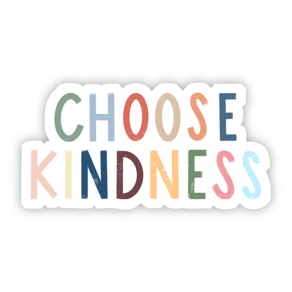 Choose Kindness Bubble Letters - Positivity Sticker – Big Moods