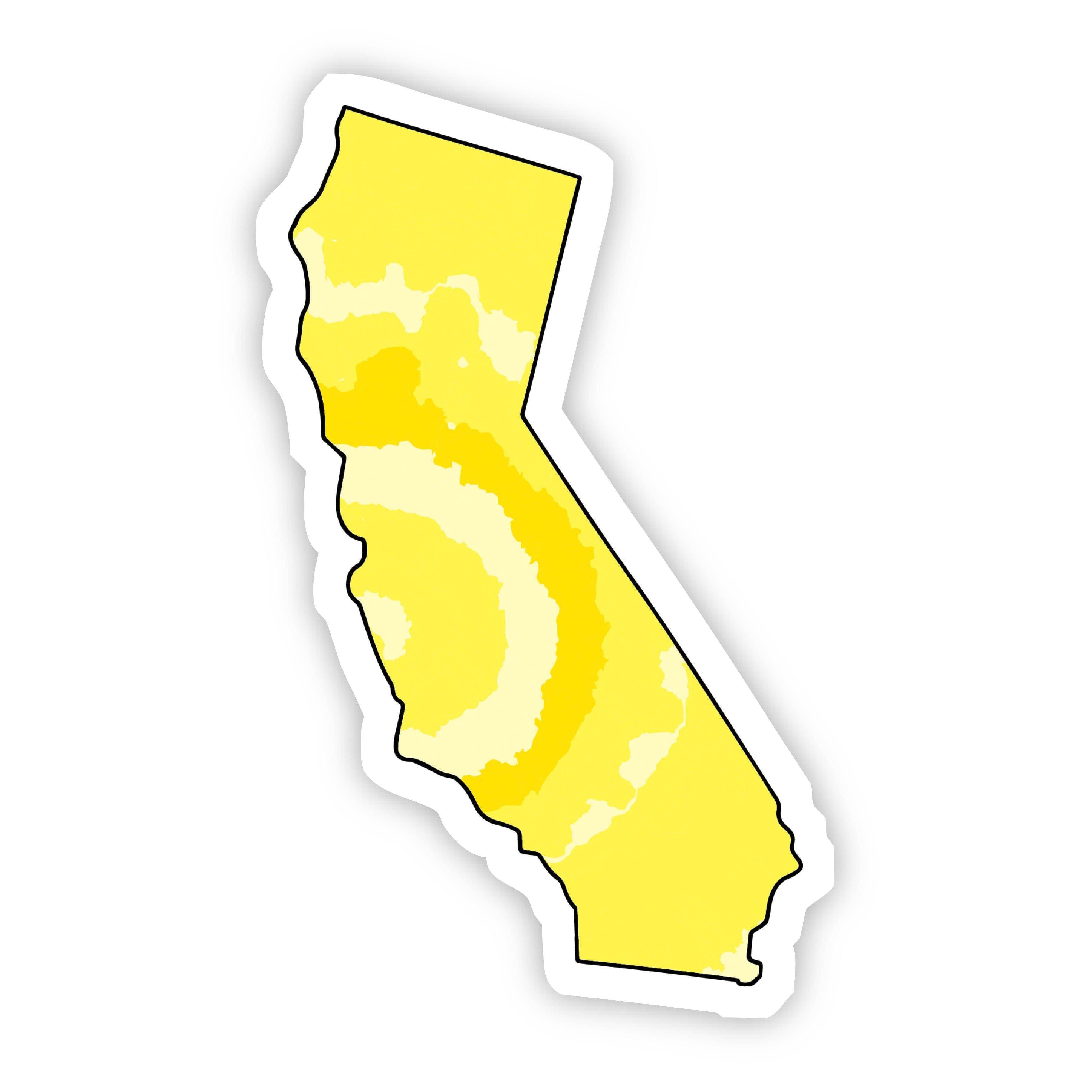 California Yellow Sticker – Big Moods