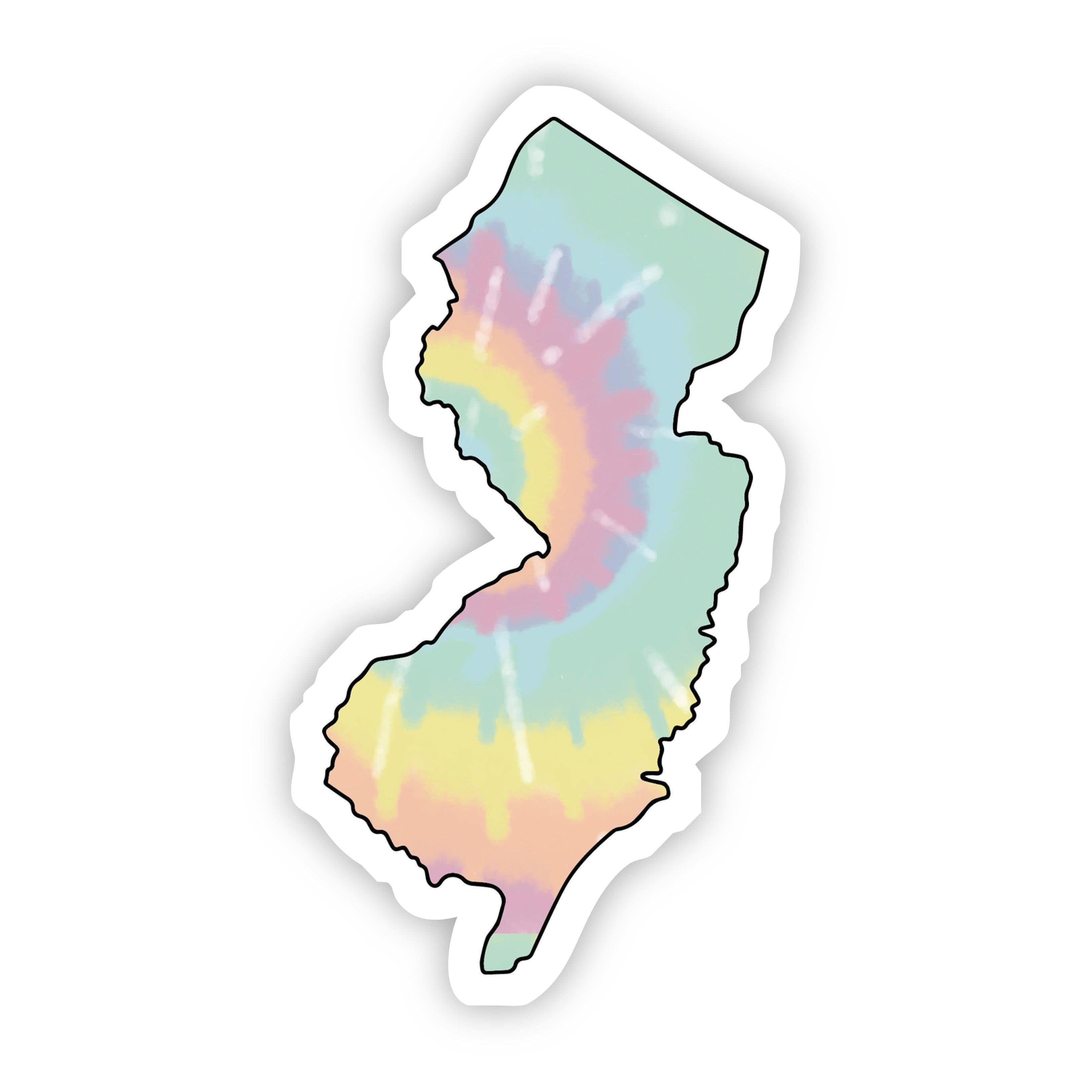 Trippy Rainbow Sticker – Big Moods