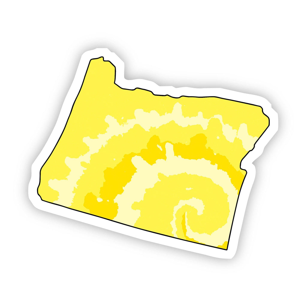 Oregon State Map Sticker Oregon Stickers – Big Moods