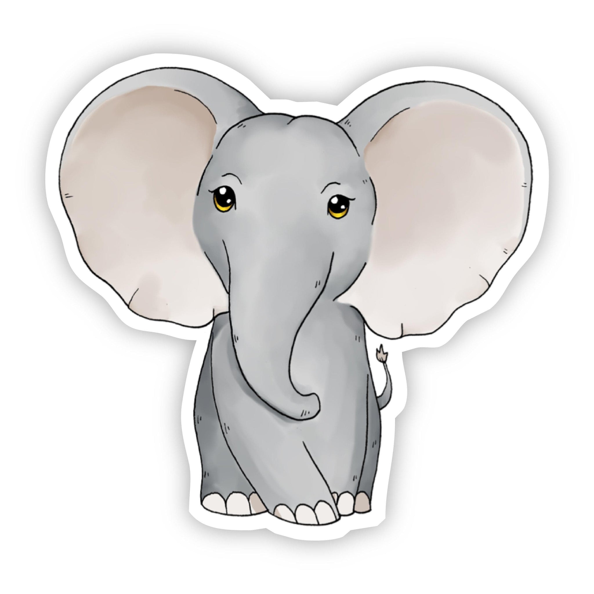 Baby Elephant Sticker  Big Moods