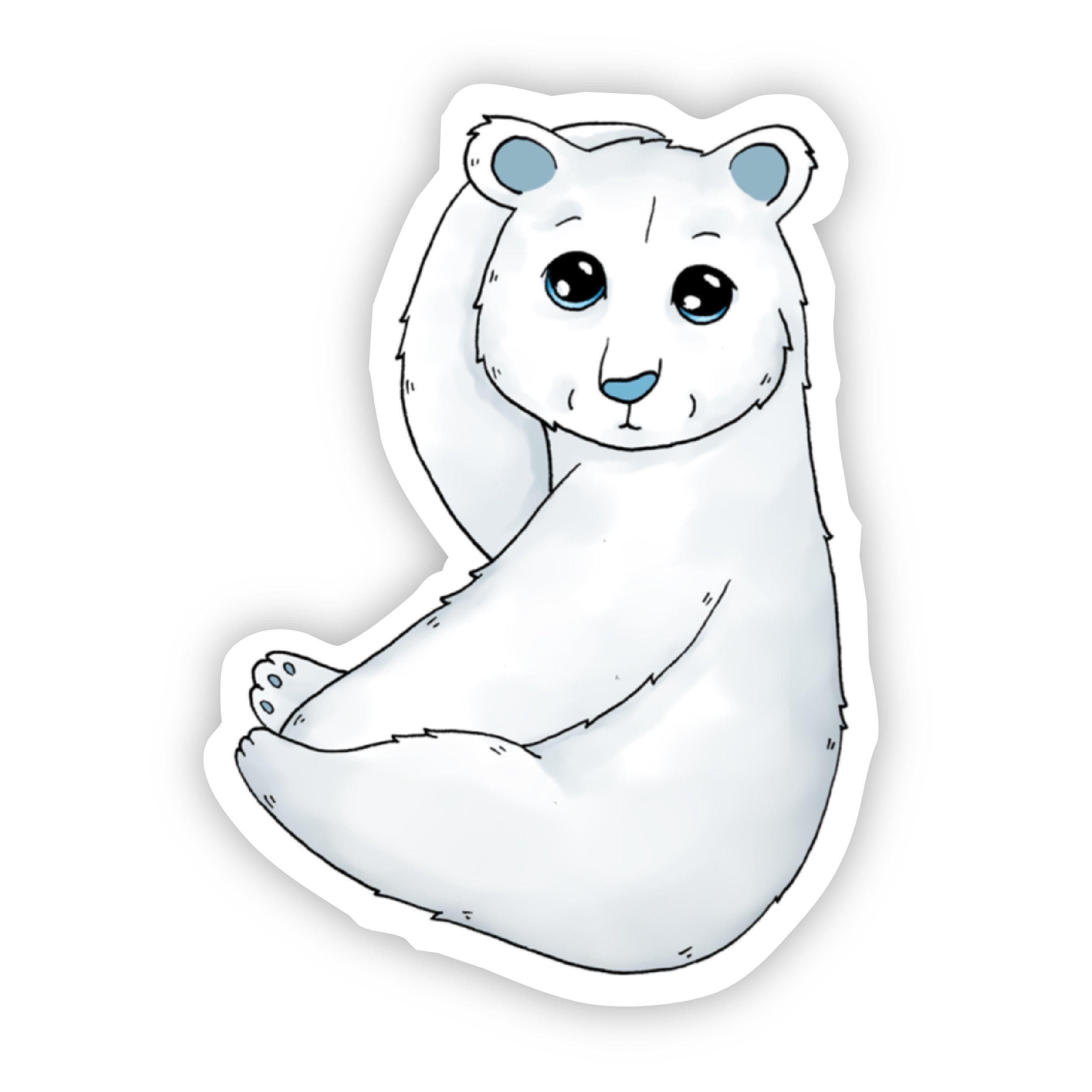 Baby Polar Bear Sticker