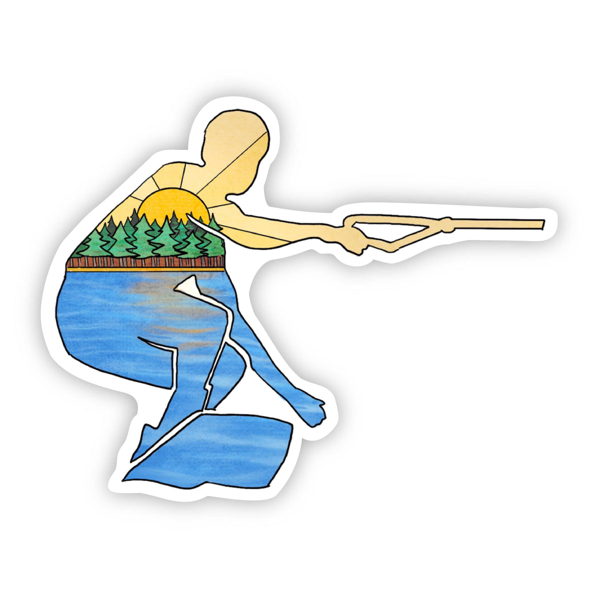 Wakeboarding Sticker – Big Moods