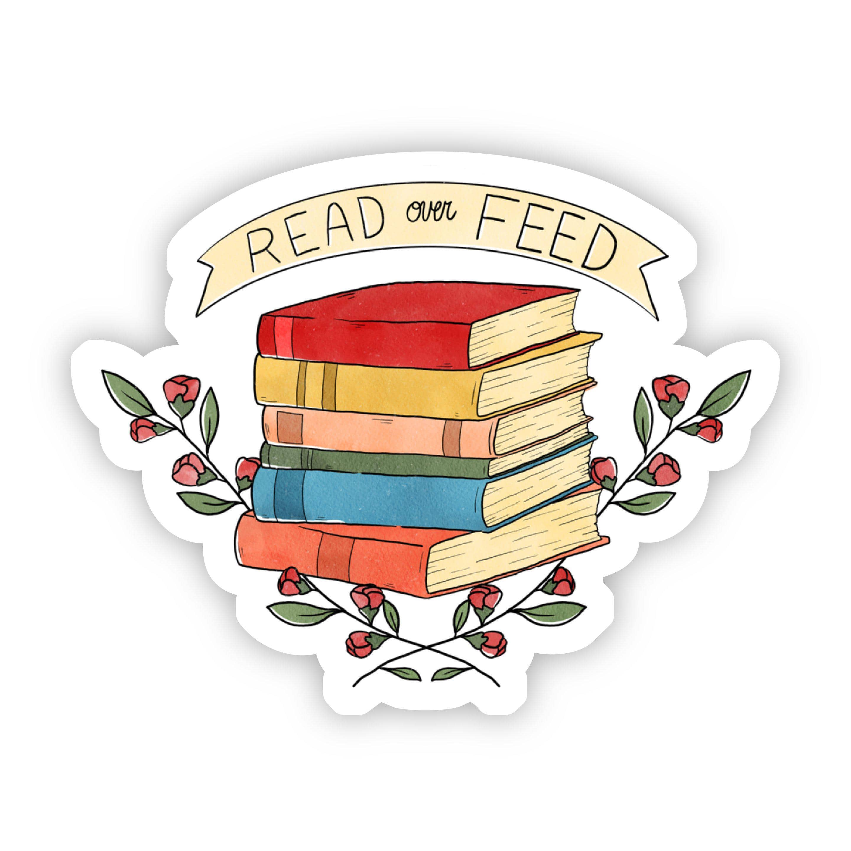 Read Over Feed Book Sticker – Big Moods