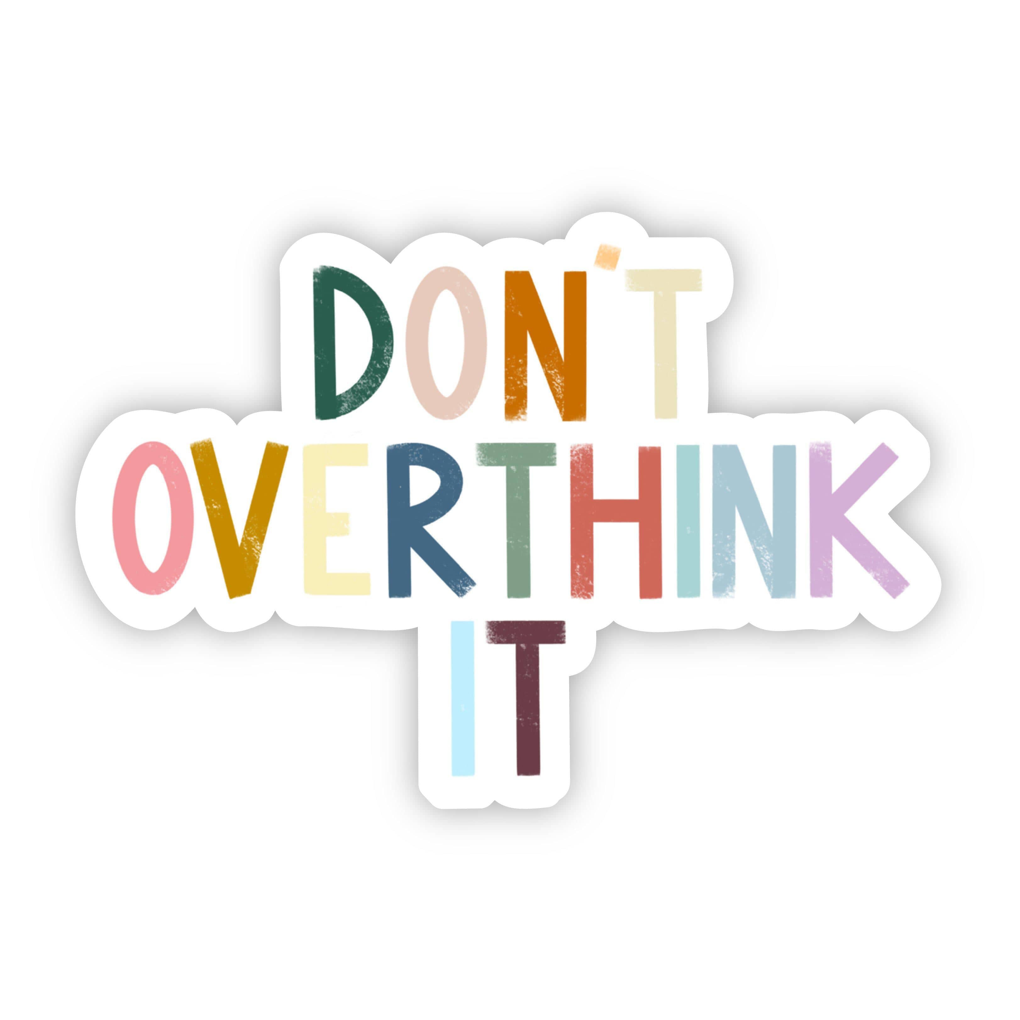 Just Have Fun Multicolor Aesthetic Sticker