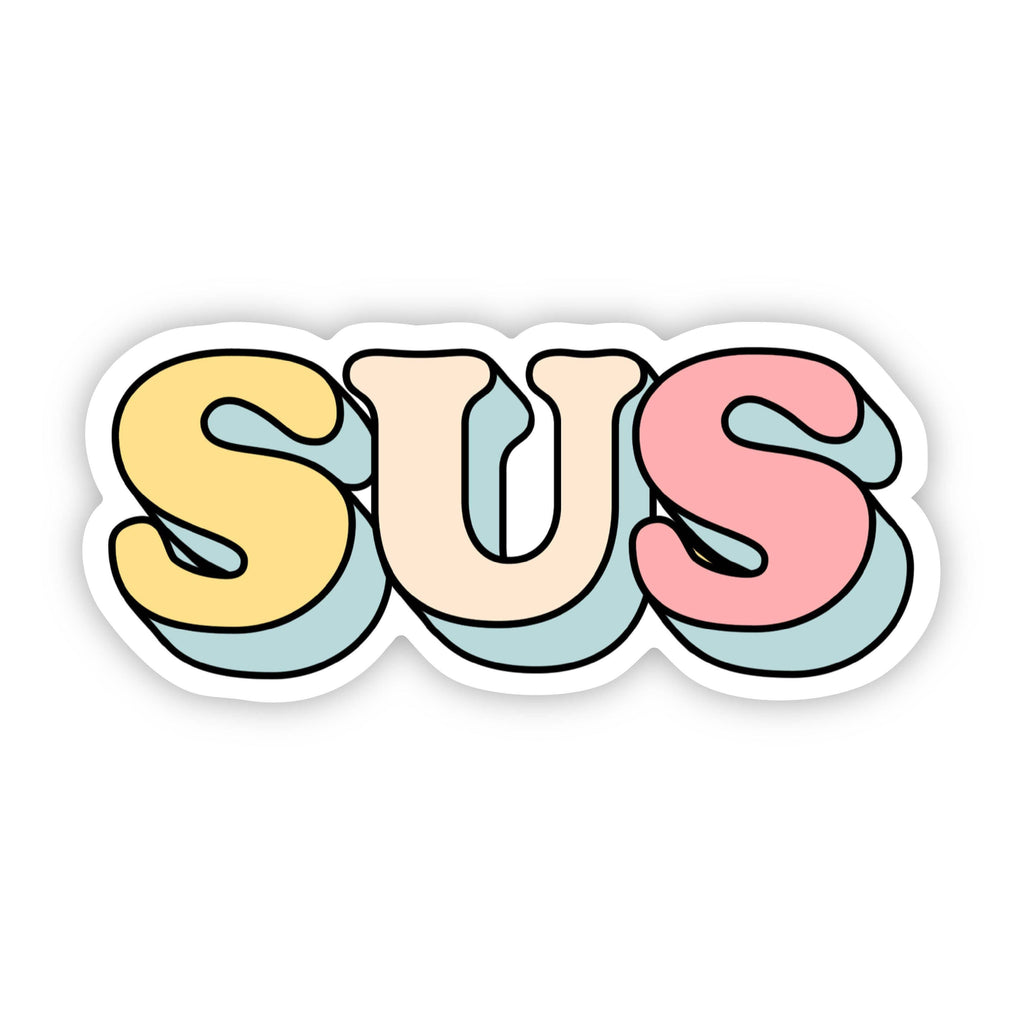 Sus Bus Sticker Sus Sticker – Big Moods