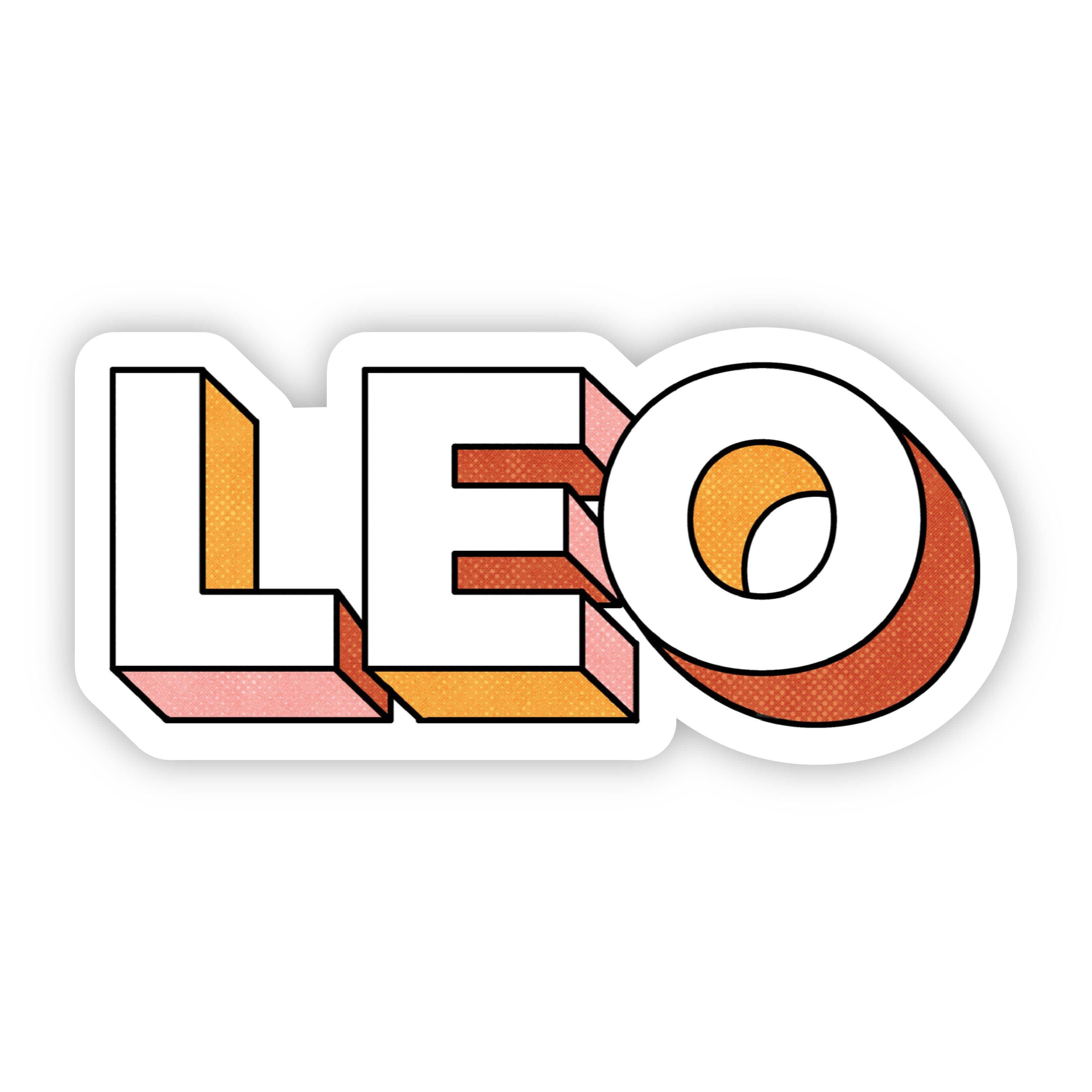 Sticker Names Leo Leo zodiac letters - Horoscopeaz.com