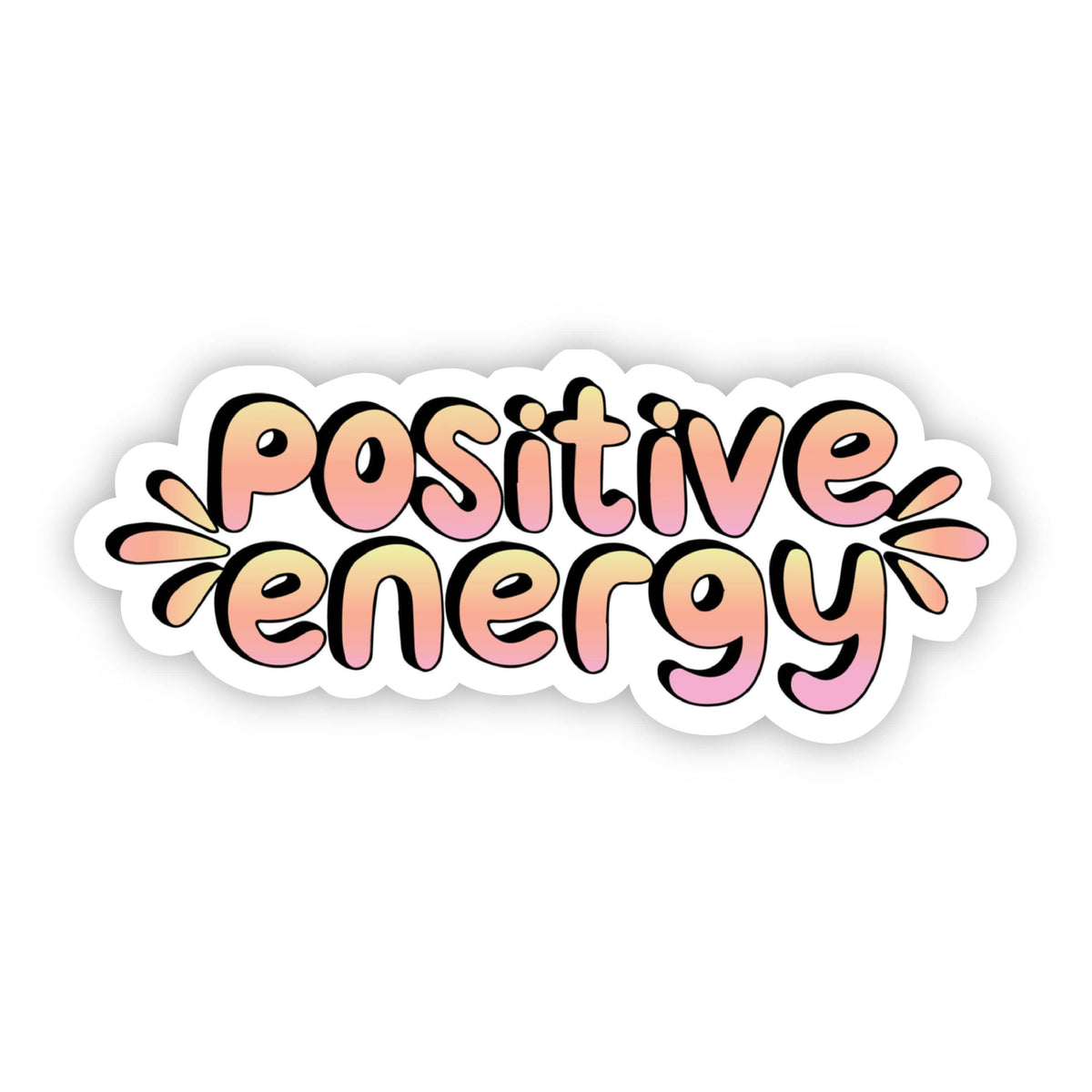 Positive Energy Sunburst Sticker – Big Moods