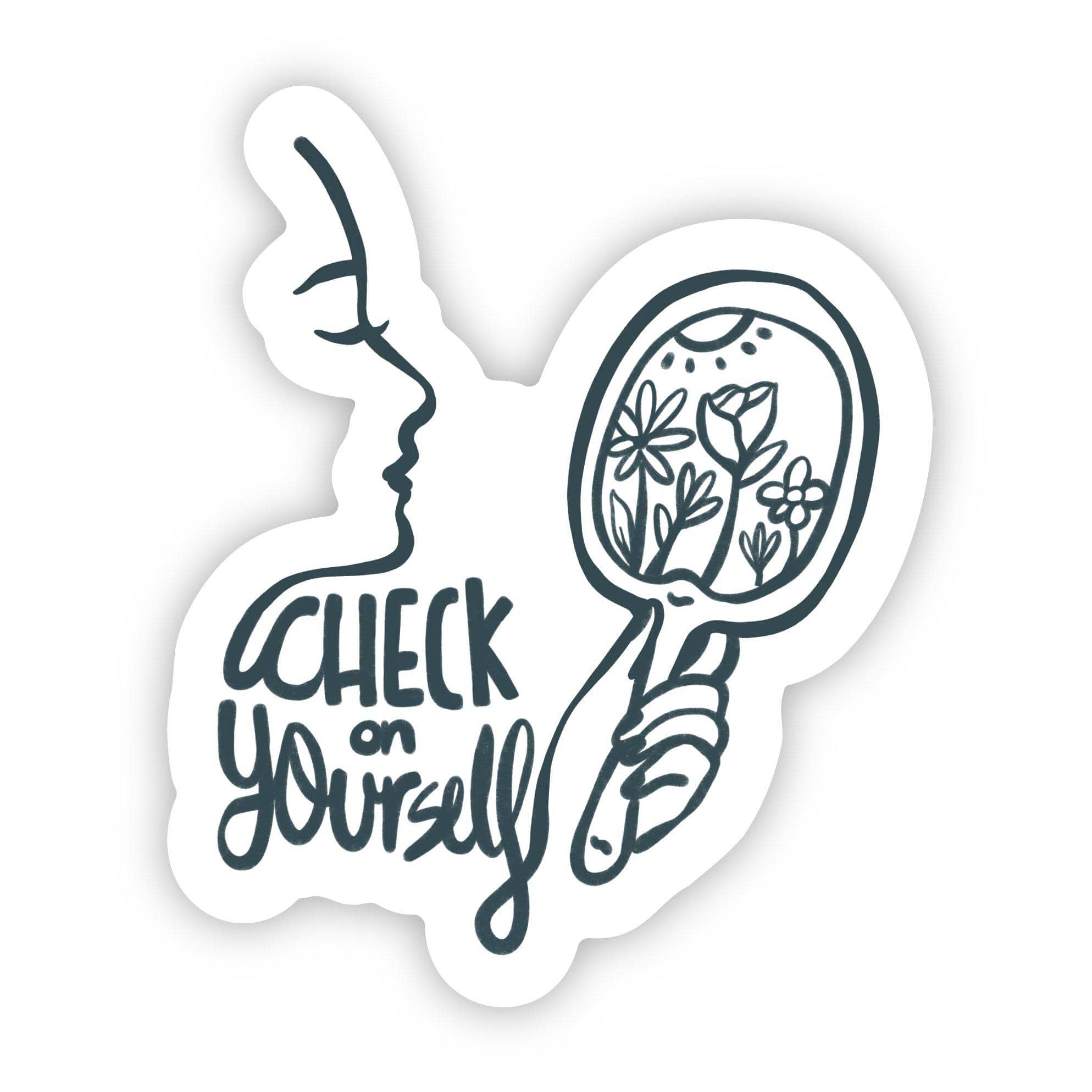 Check on Yourself Mental Health Sticker β Big Moods