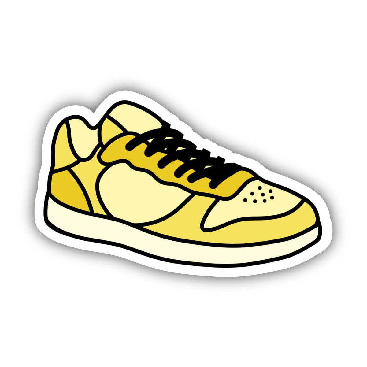 Yellow Sneaker Aesthetic Sticker – Big Moods