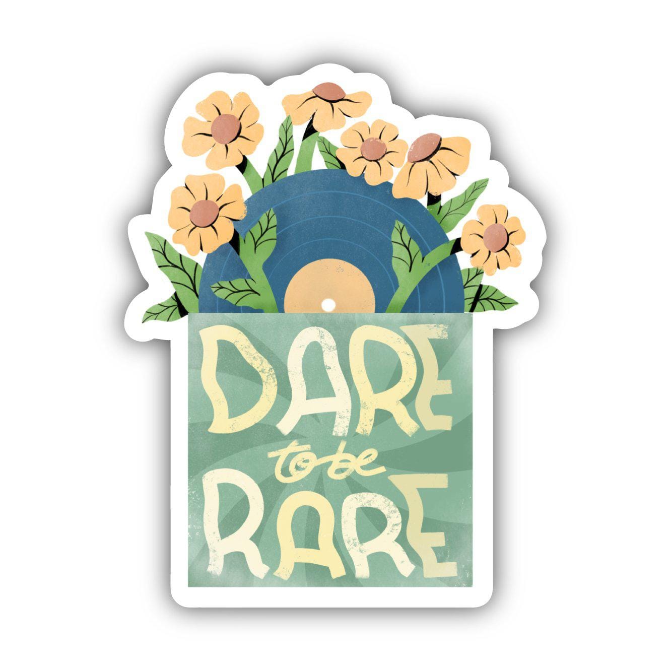 Raredare Sticker Dare to be Rare Vinyl Record Sticker – Big Moods