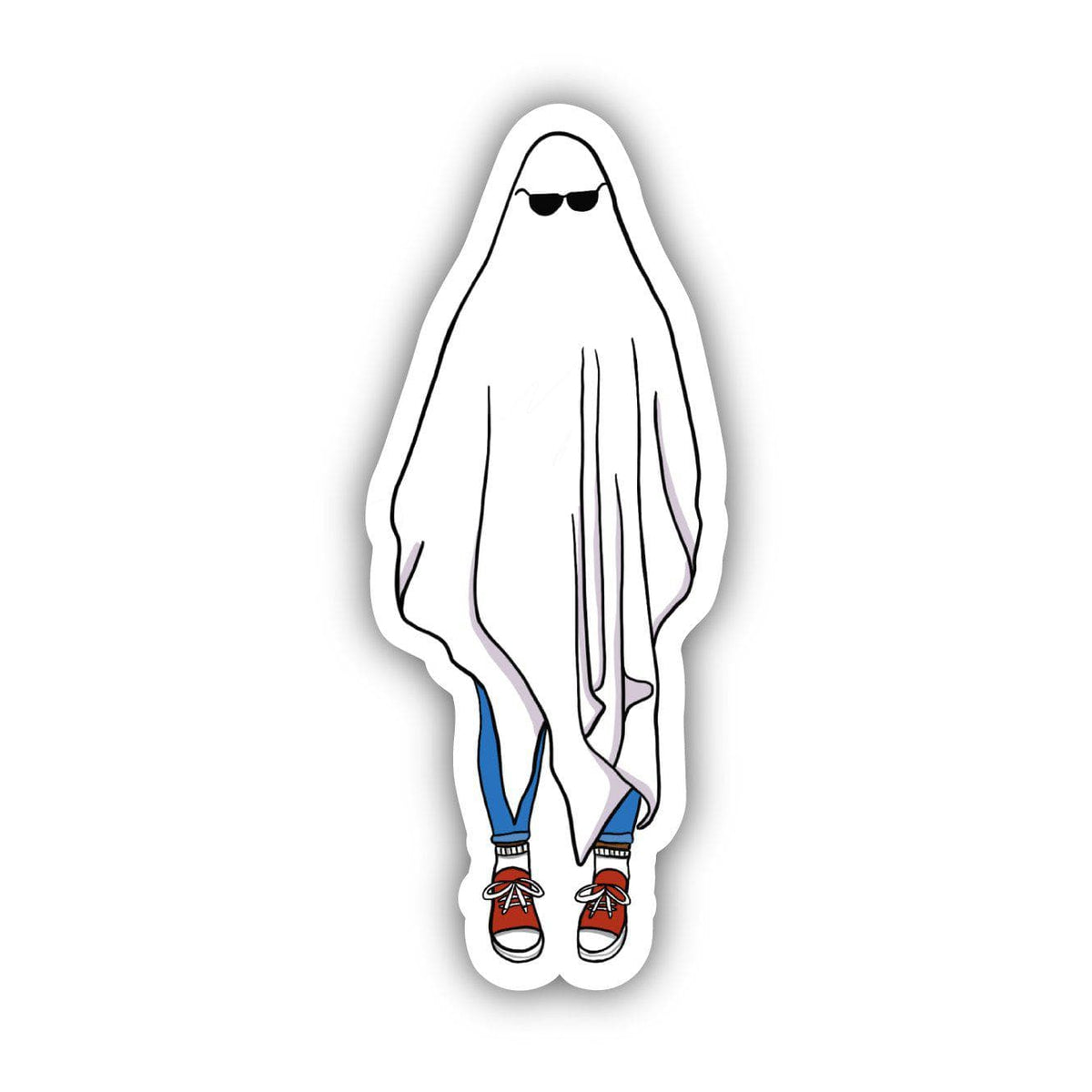 Ghost Costume Halloween Sticker – Big Moods