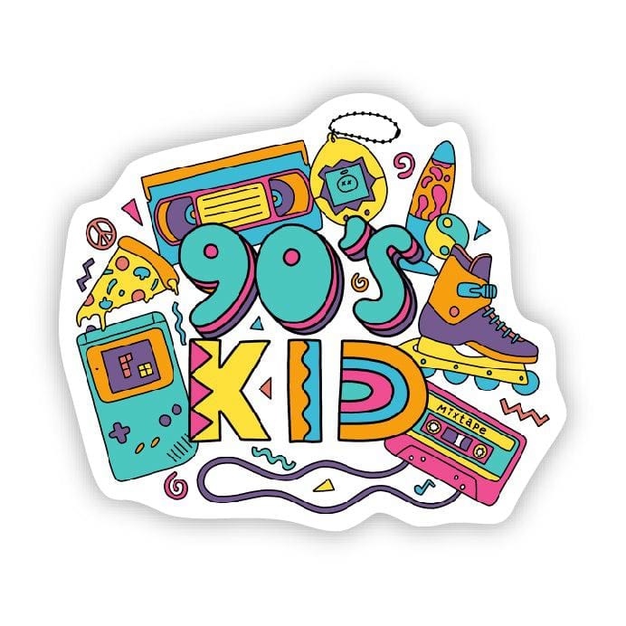 90s Stickers Pack- 13 retro vintage Stickers- 90s lovers Sticker