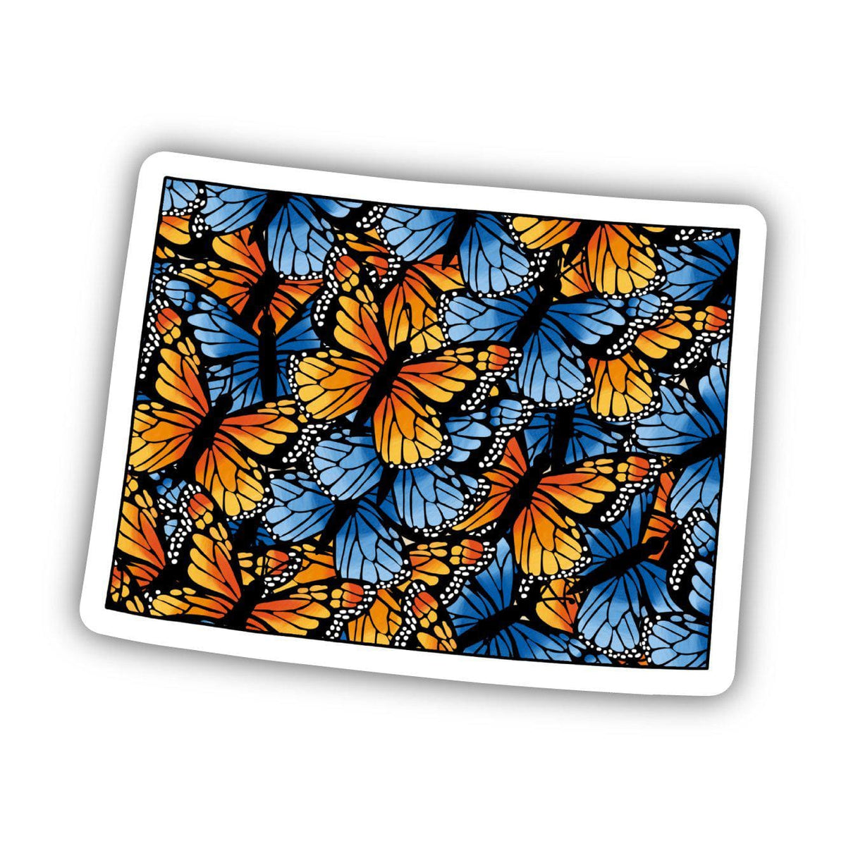 Colorado Butterfly Pattern Sticker – Big Moods