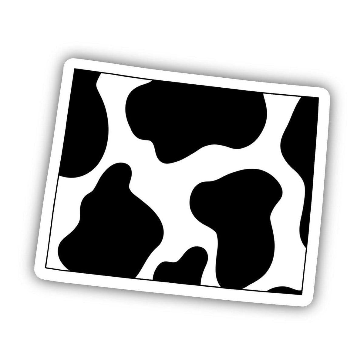 Wyoming Cow Pattern Sticker – Big Moods