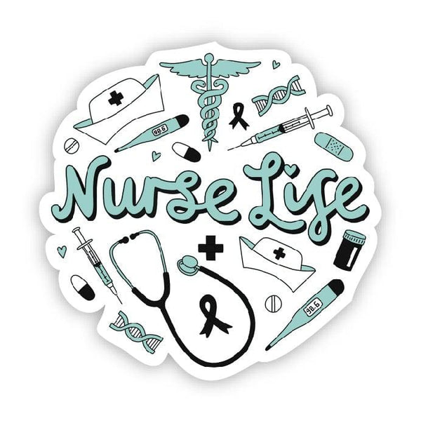 Nurse Cap Sticker – Big Moods