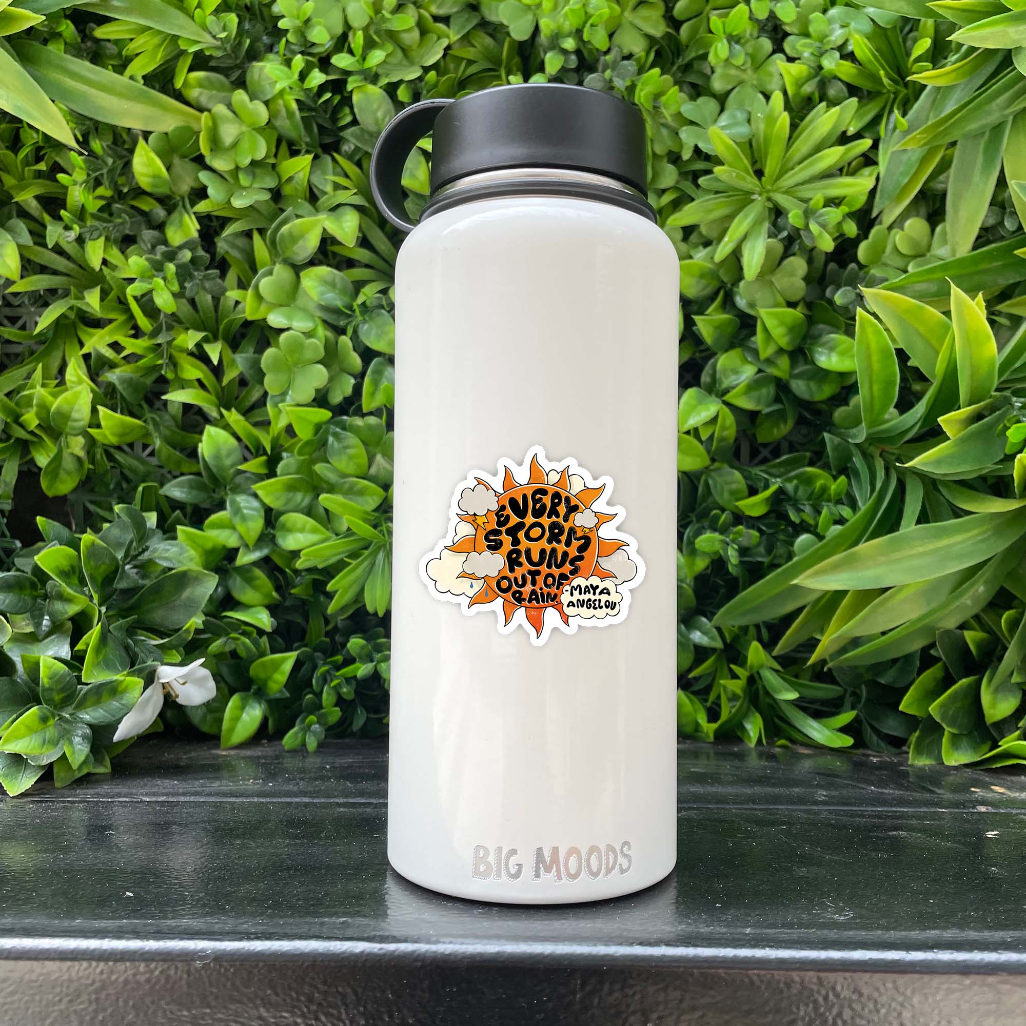 White Hydro Flask Aesthetic Flask Stickers Hydro Flask Logo White
