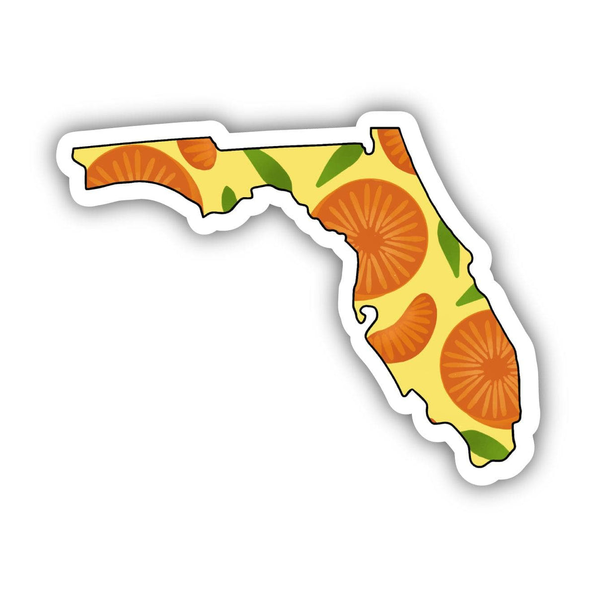 Florida Orange & Yellow Fruit Sticker – Big Moods