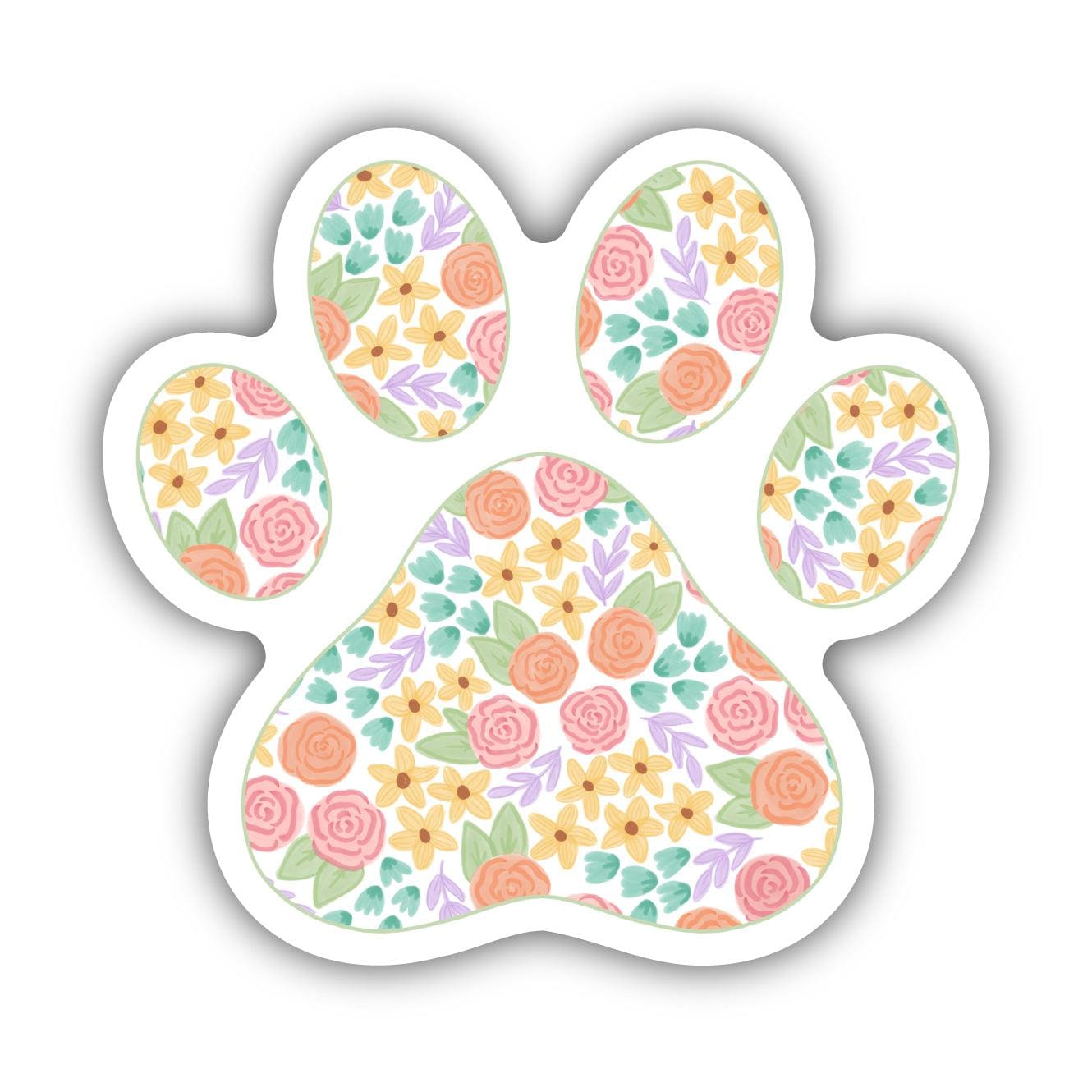 Paw Sticker Paw Print Stickers