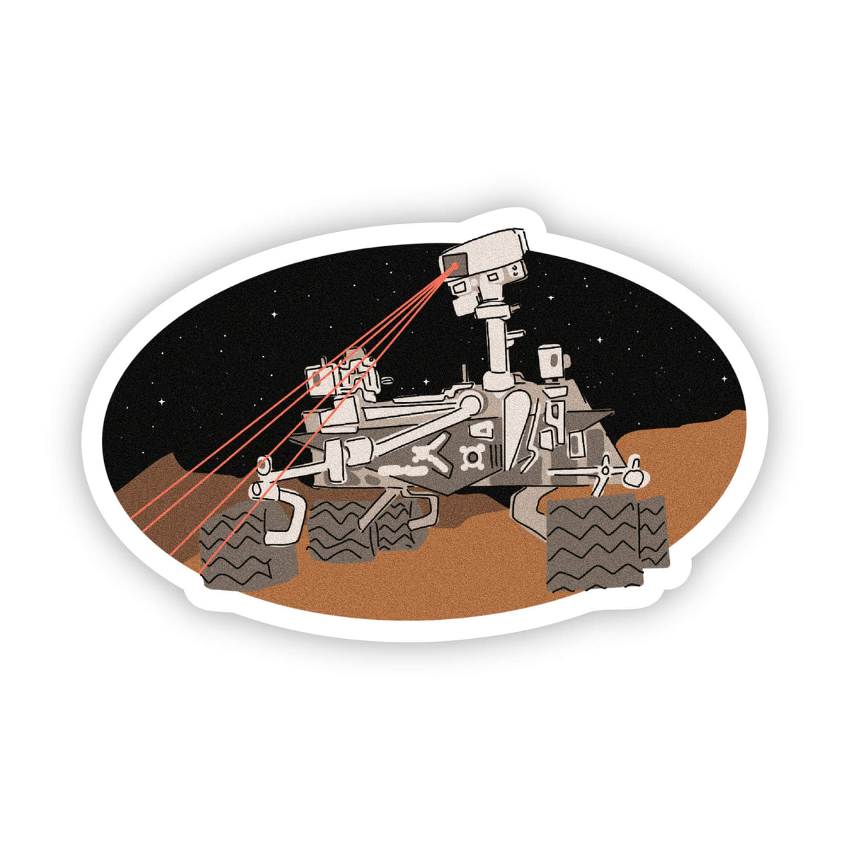 Mars Rover Sticker – Big Moods