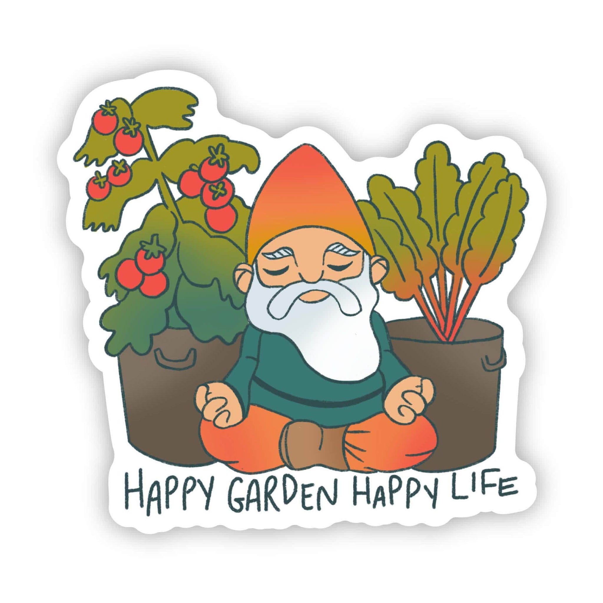 Happy Gardening Club Stickers - 10 Pack – Big Moods