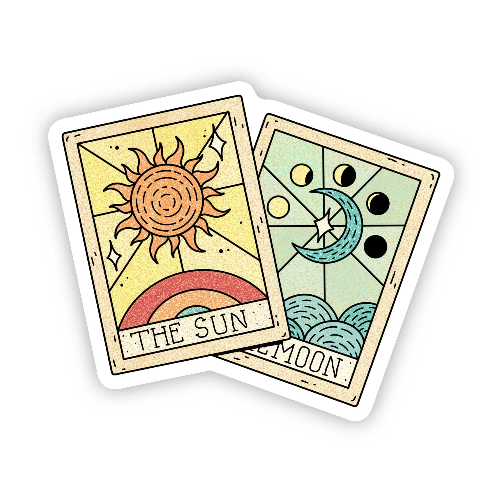 The Sun" Tarot Card Sticker Big Moods