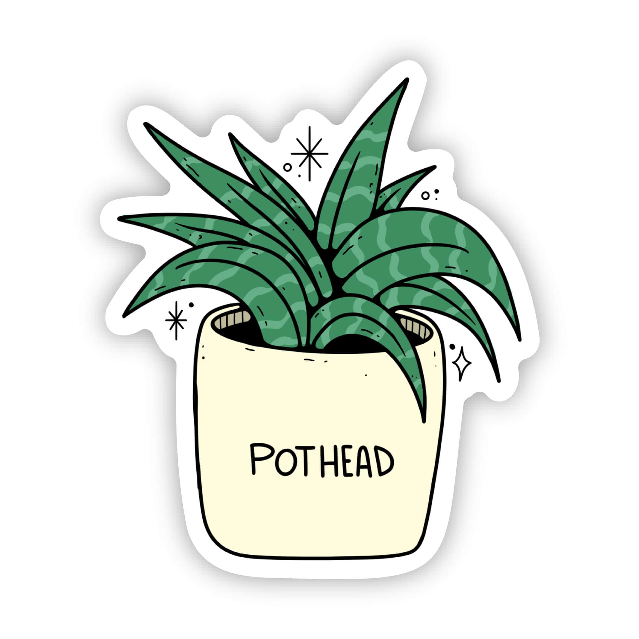pothead pictures Pothead Plant Sticker