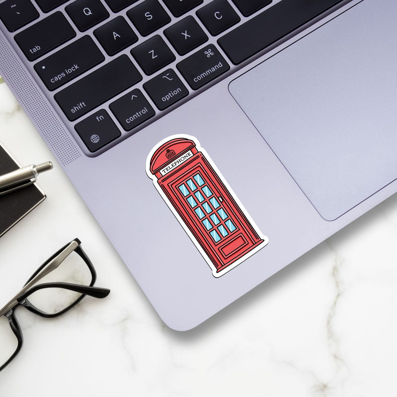 London Red Phone Box Sticker – Big Moods