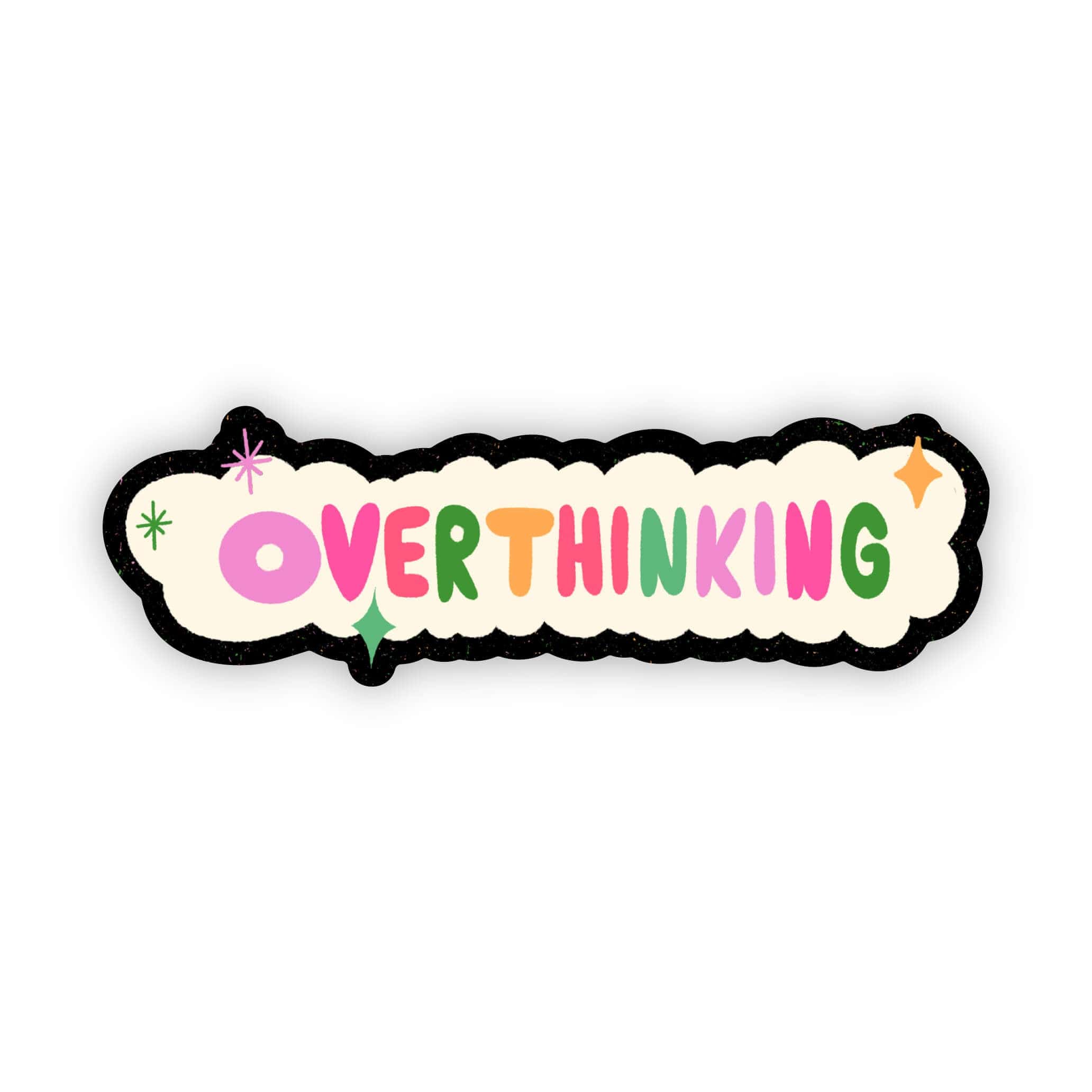 Overthinking Sticker Overthinking sticker – Big Moods