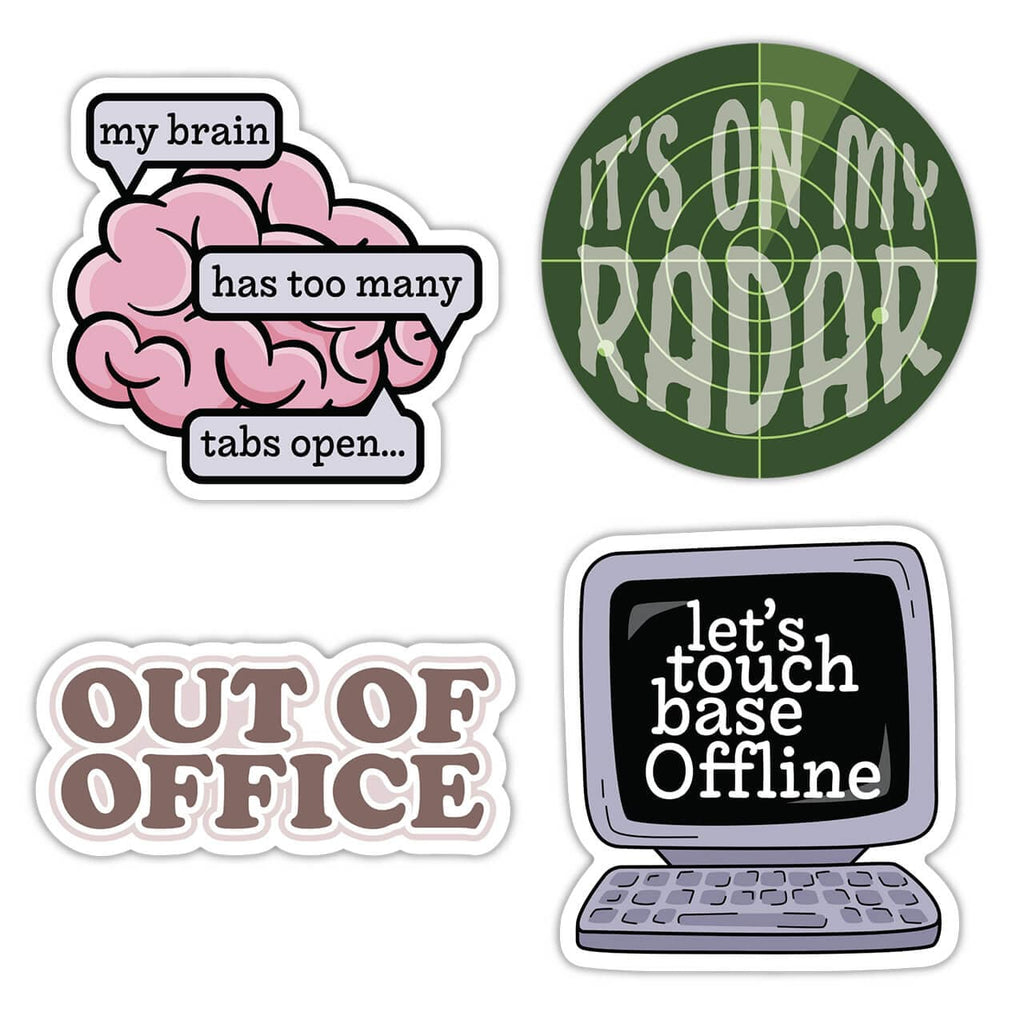 Funny Work Stickers – Big Moods