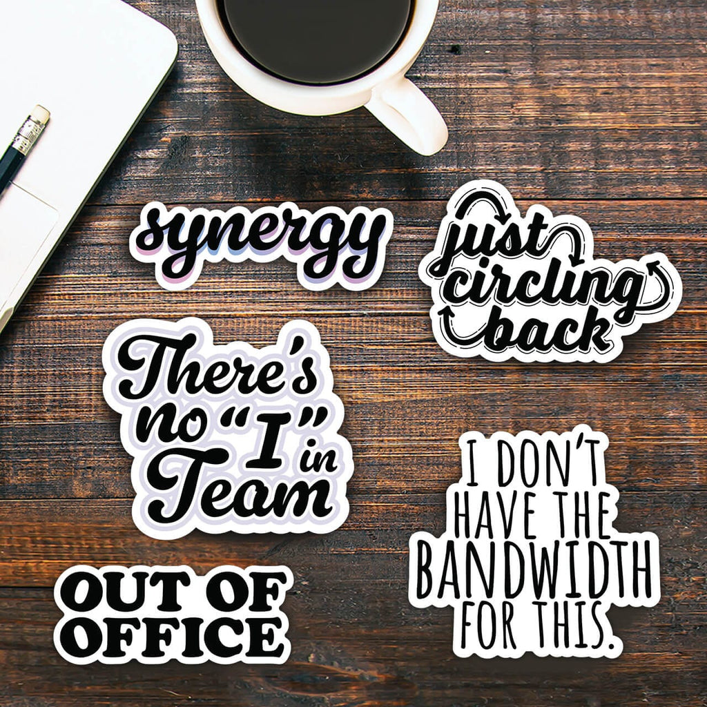 Funny Work Stickers – Big Moods