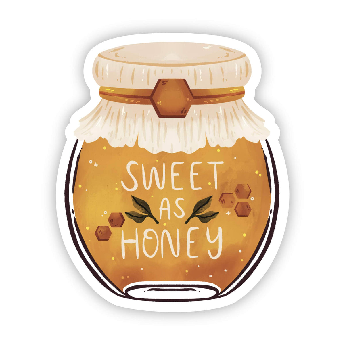 Sweet as honey sticker – Big Moods