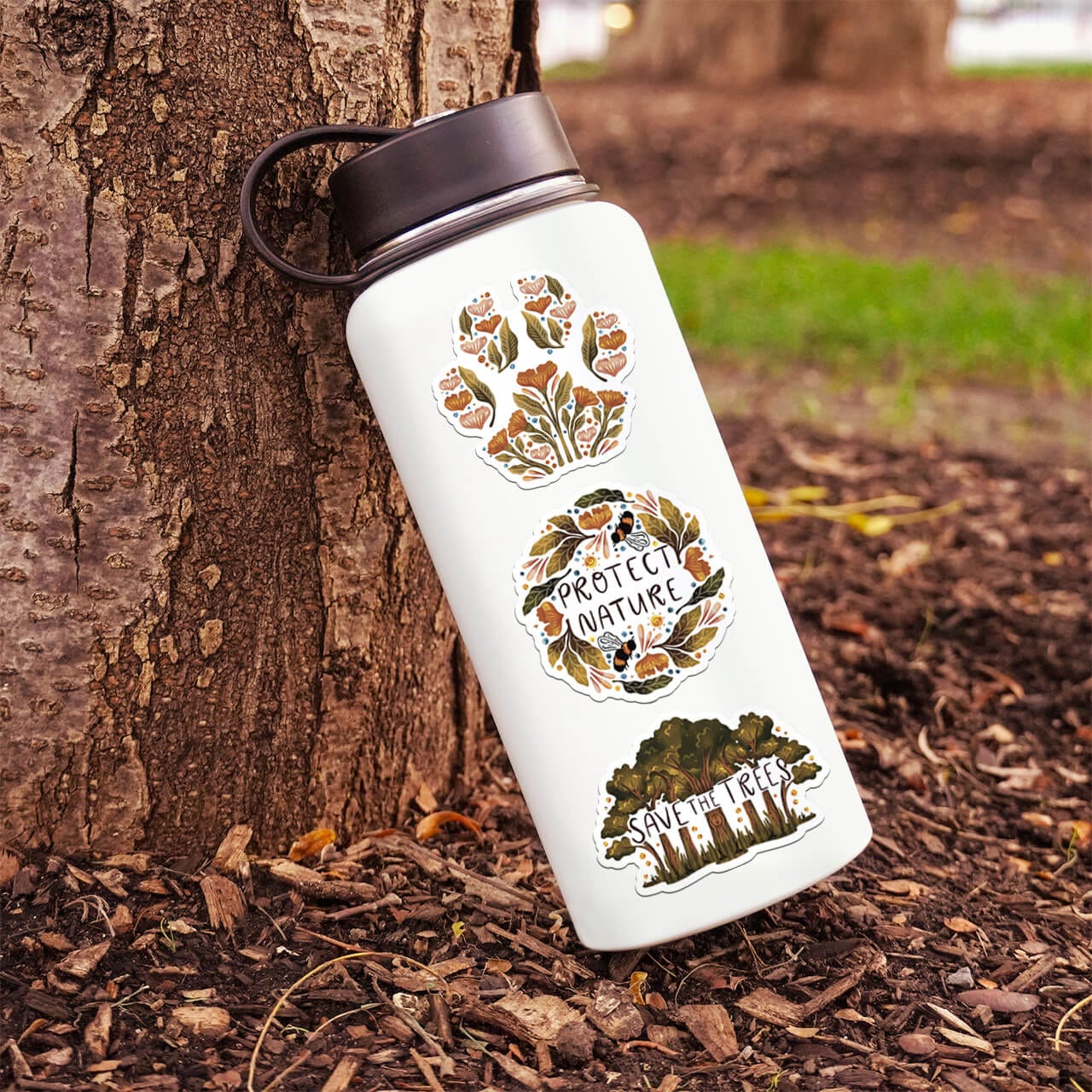 Tree Lover Nature Sticker 6 Pack – Big Moods