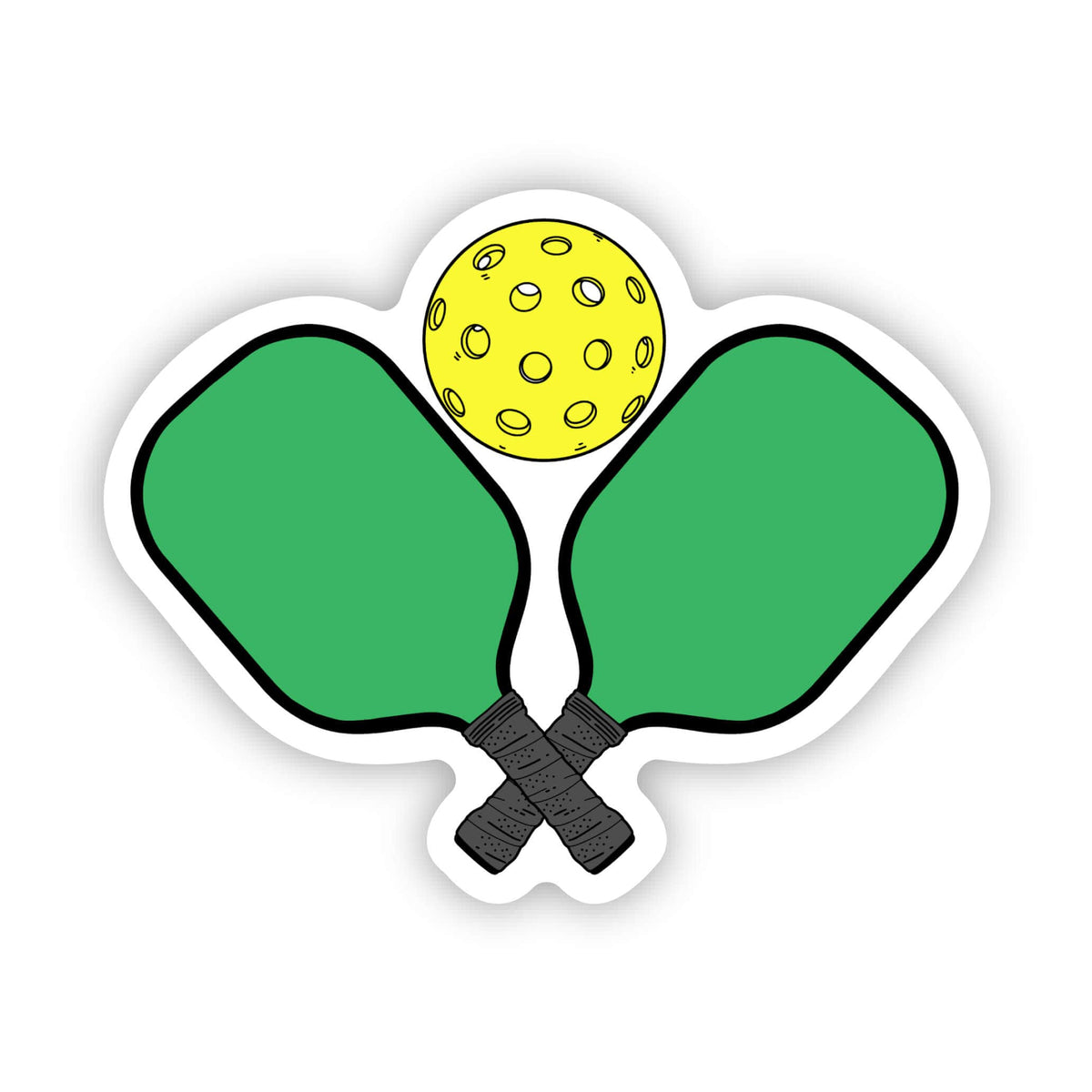 Paddel Racket Sticker Pickleball Paddles Sticker – Big Moods