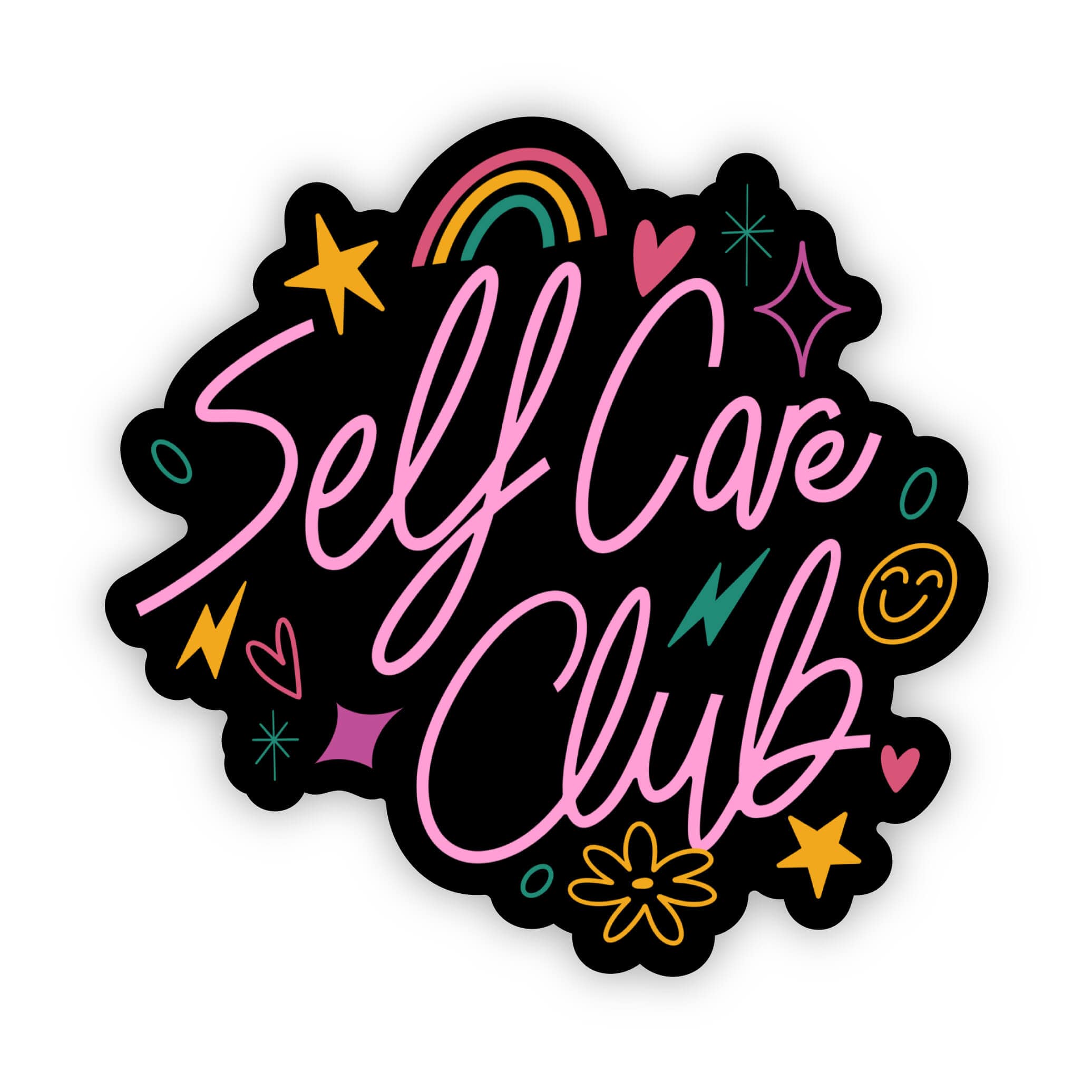 Self care club sticker – Big Moods
