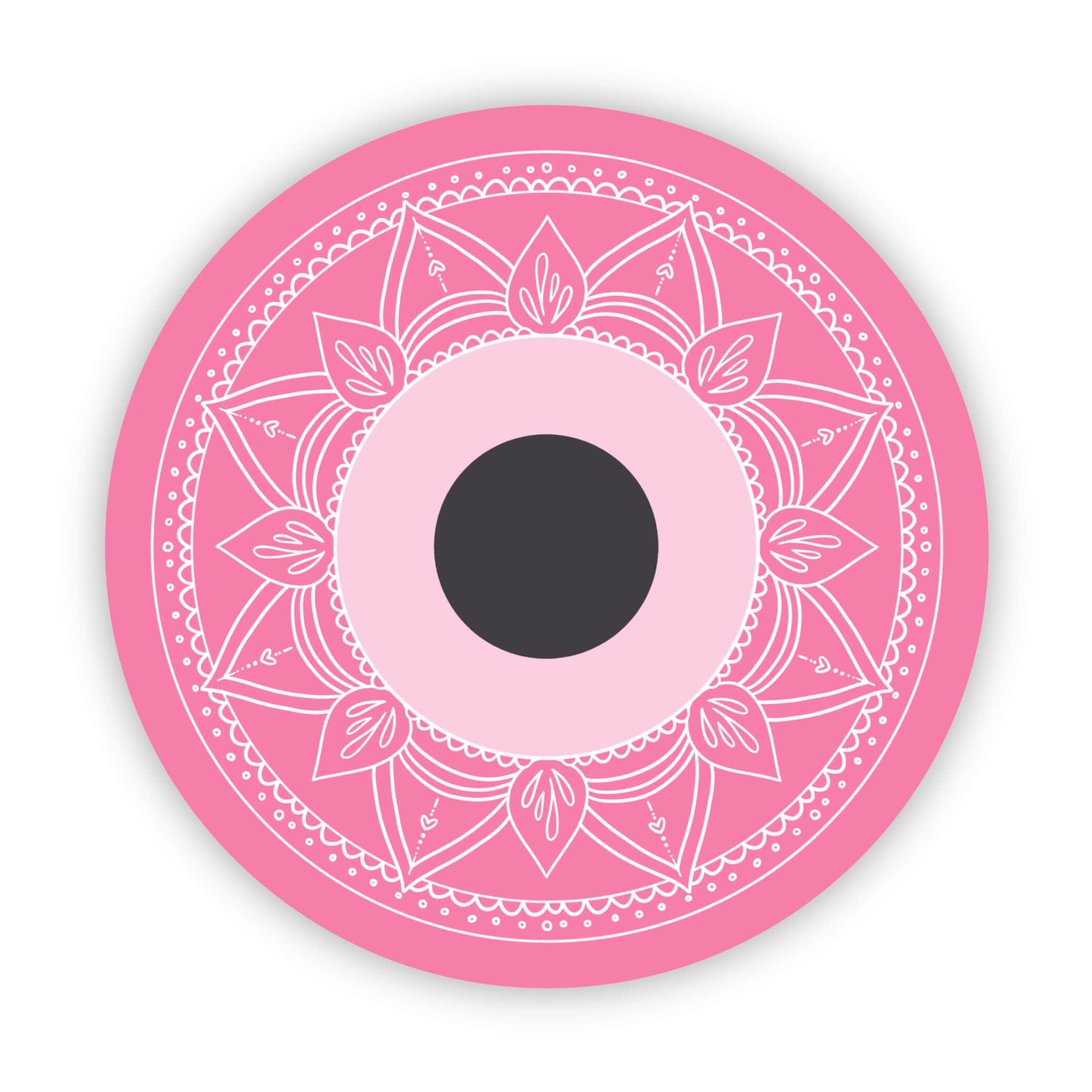 Love Pink Evil Eye Sticker – Big Moods