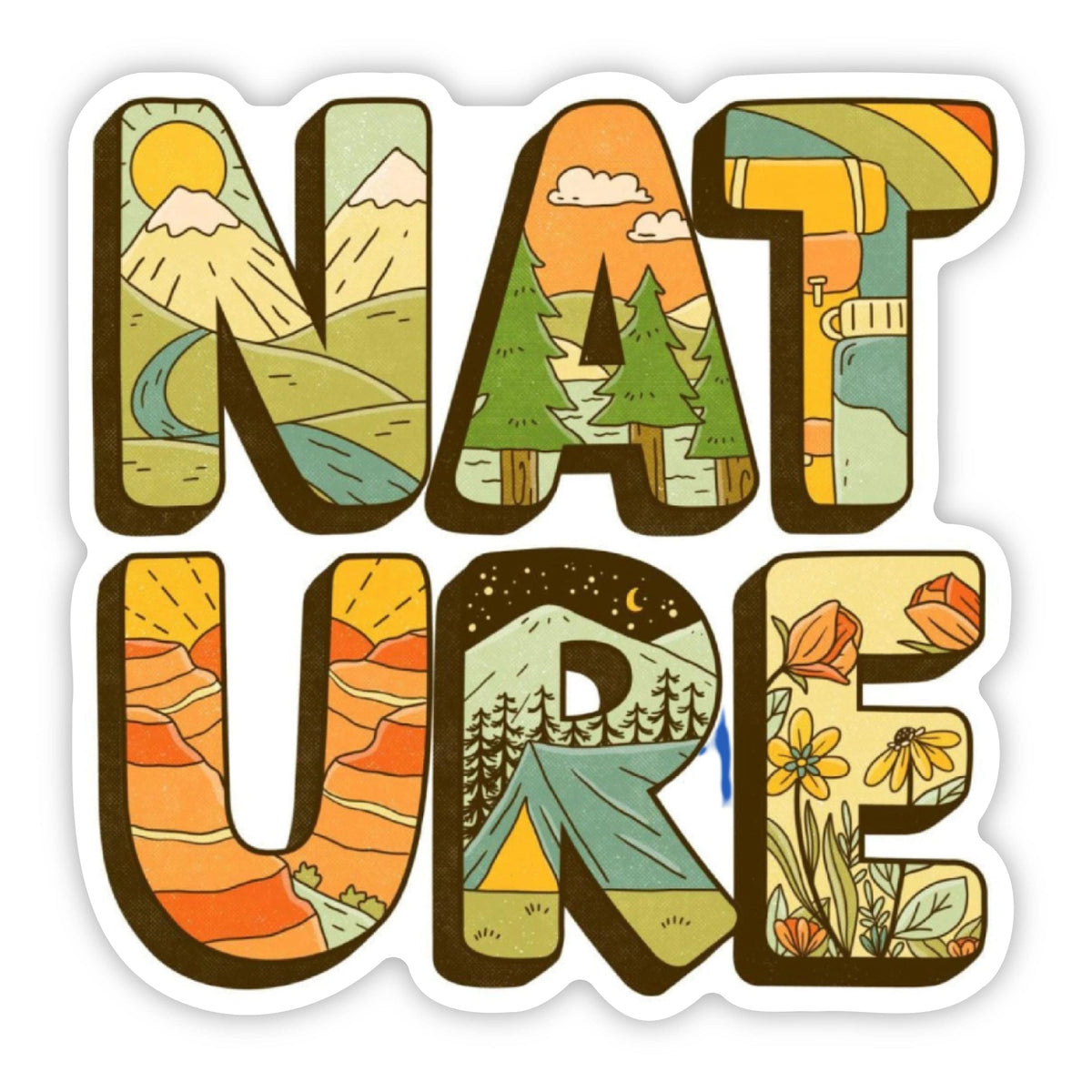 Nature Sticker - Large Size 5