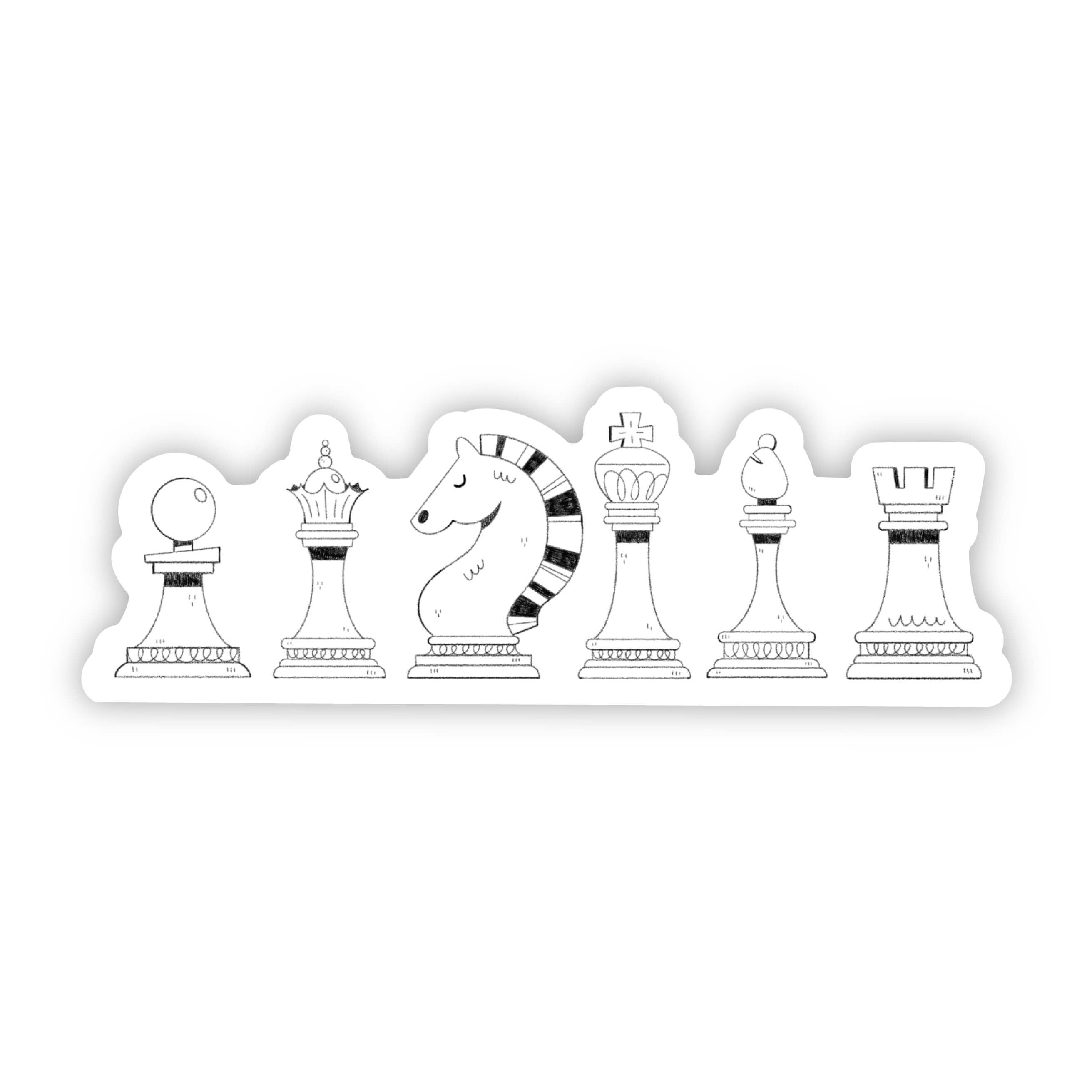 Follow Chess Stickers for Sale