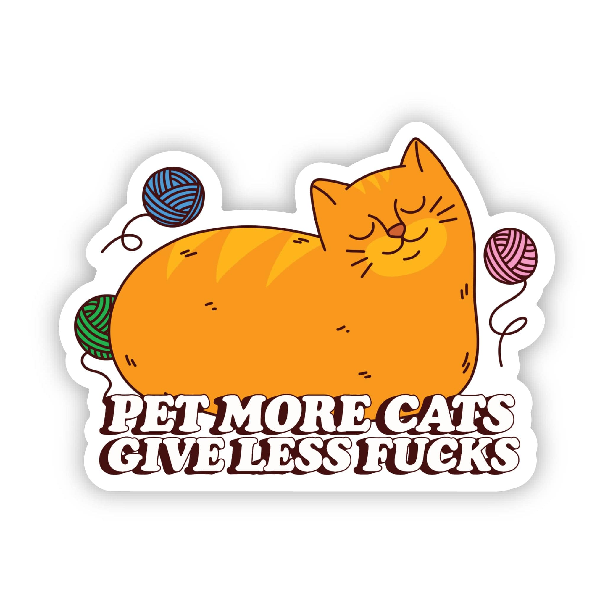  36 Funny Cat Stickers Pack, Hilarious Cat Meme Decals