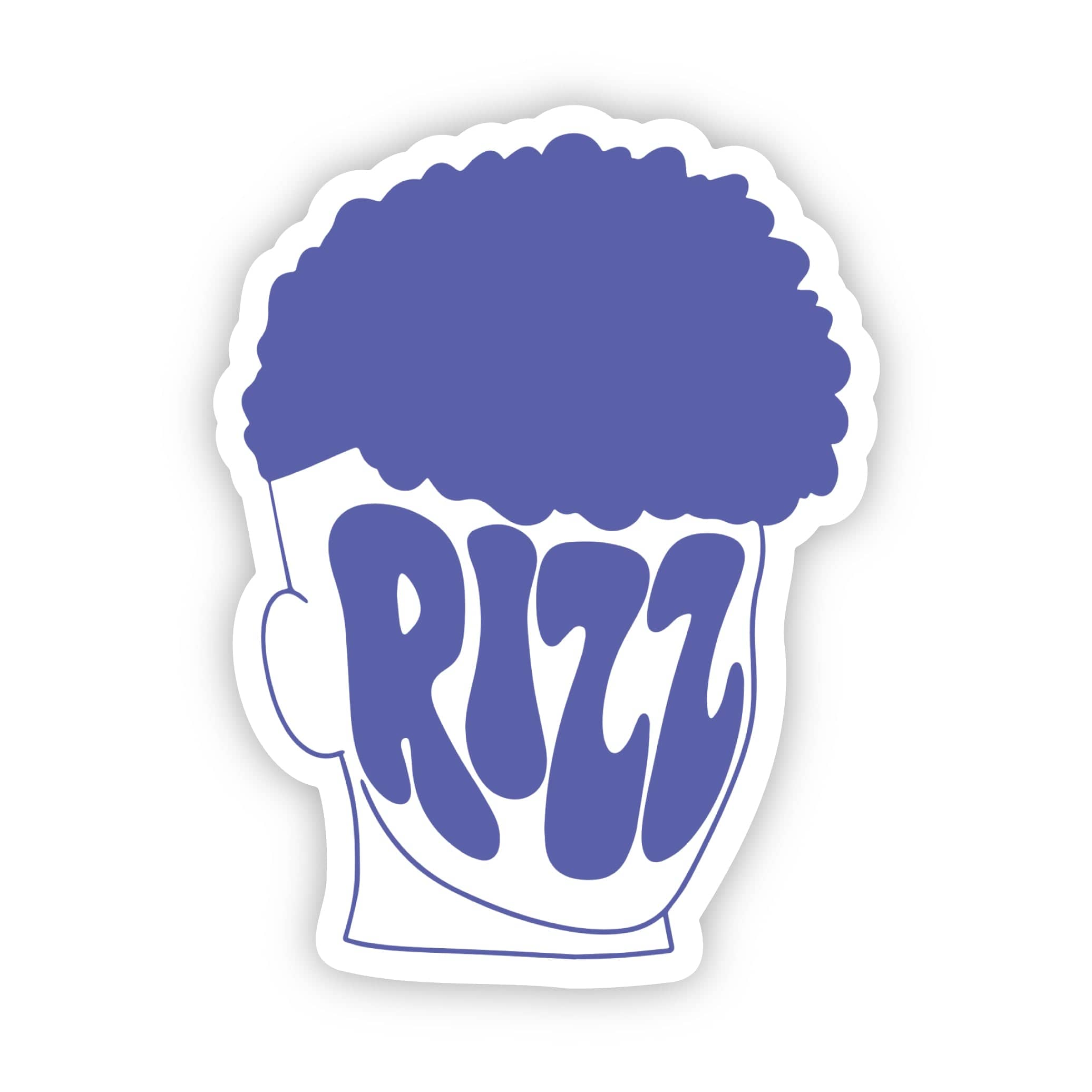 Rizz Gen Z Haircut Sticker – Big Moods