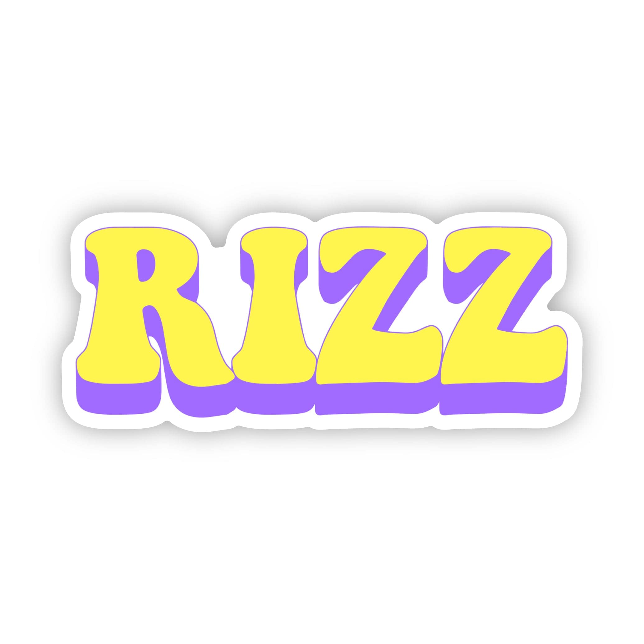 Rizz Yellow Sticker – Big Moods