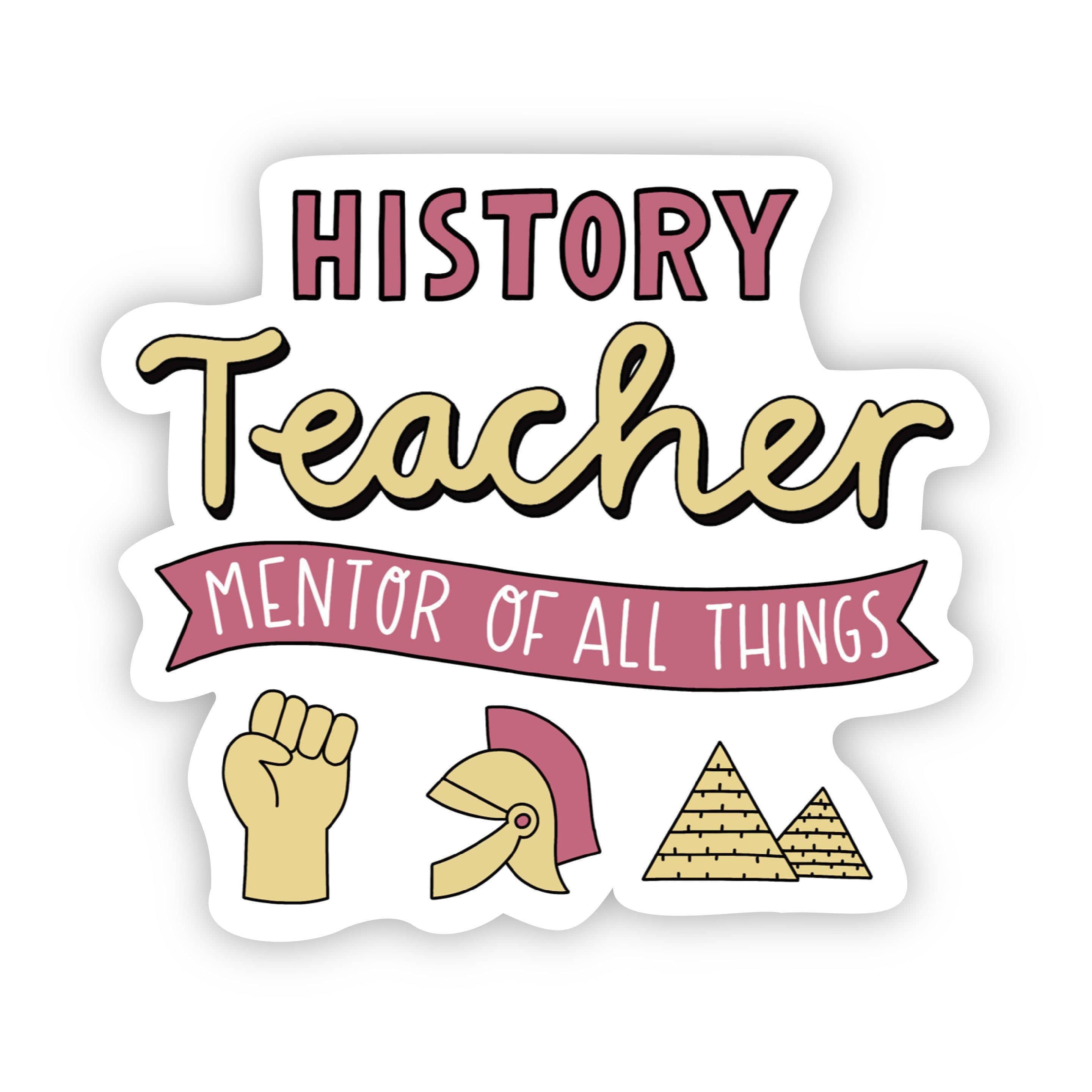 History Question Sticker History Teacher Sticker – Big Moods