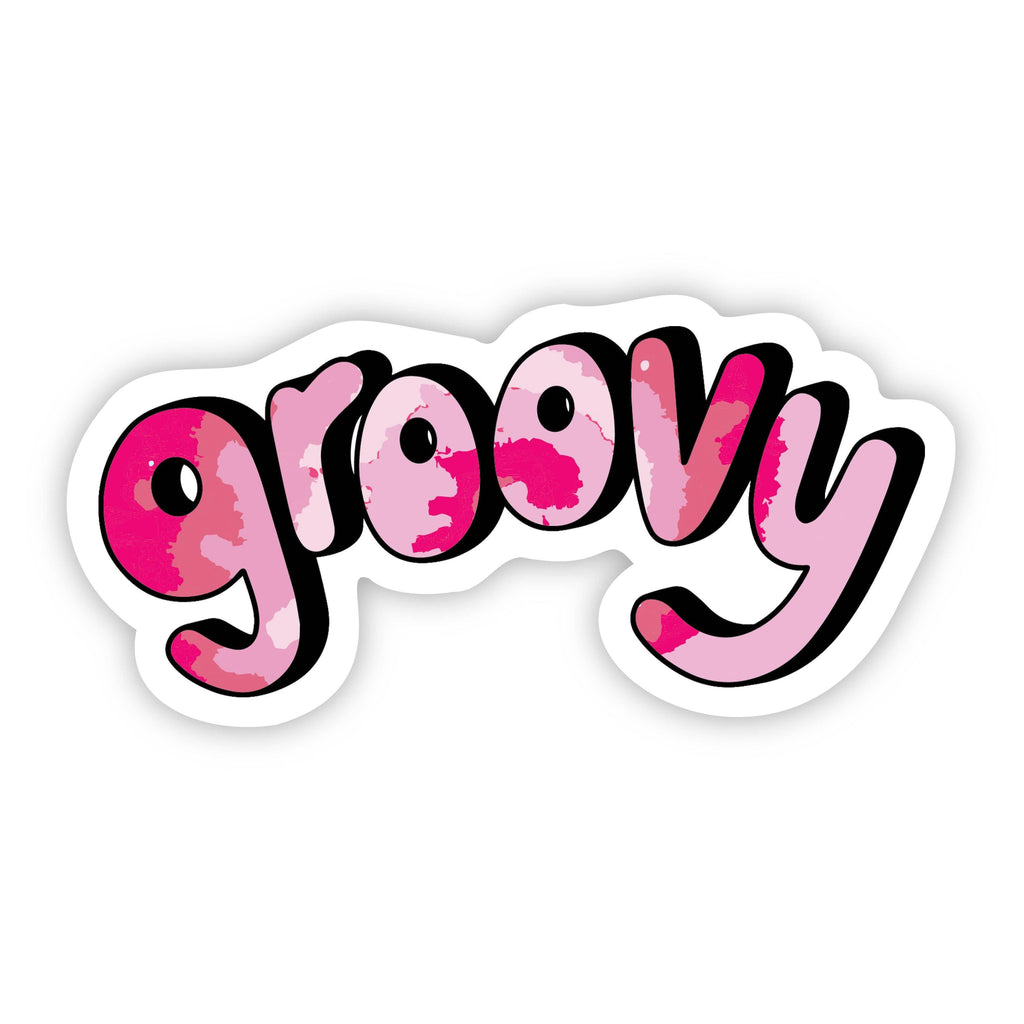 Pink Strawberry Aesthetic Sticker – Big Moods