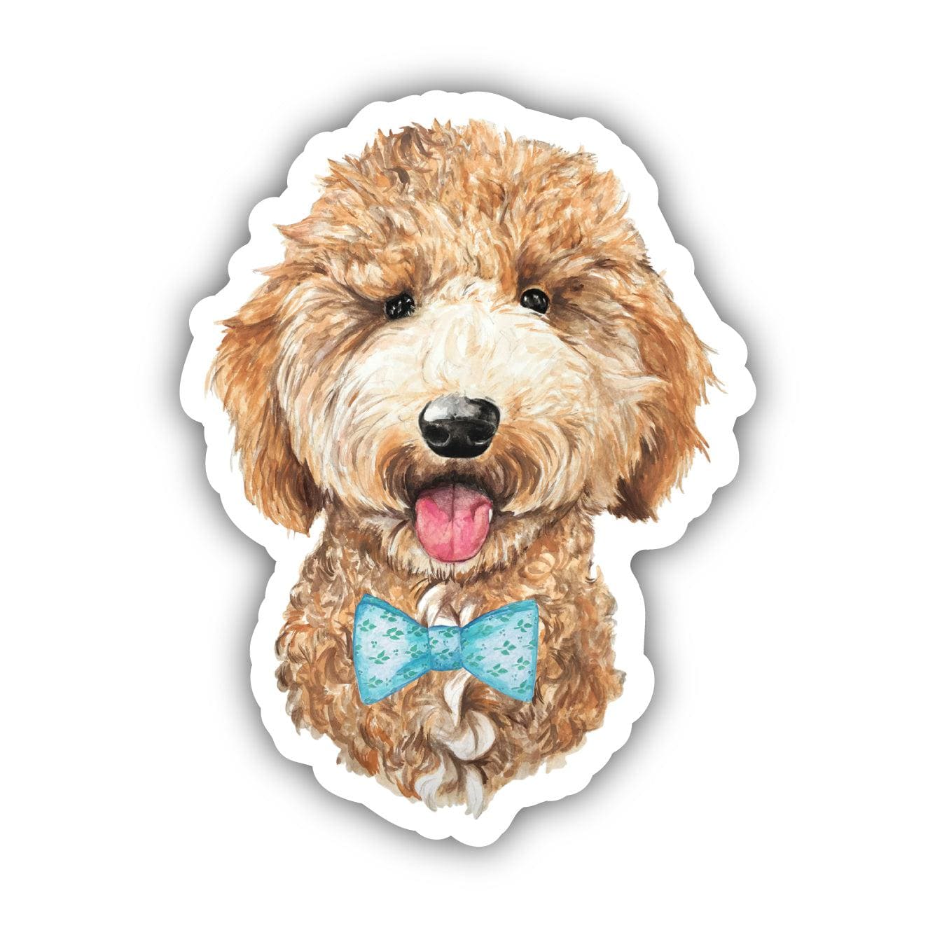 Goldendoodle bow clearance tie