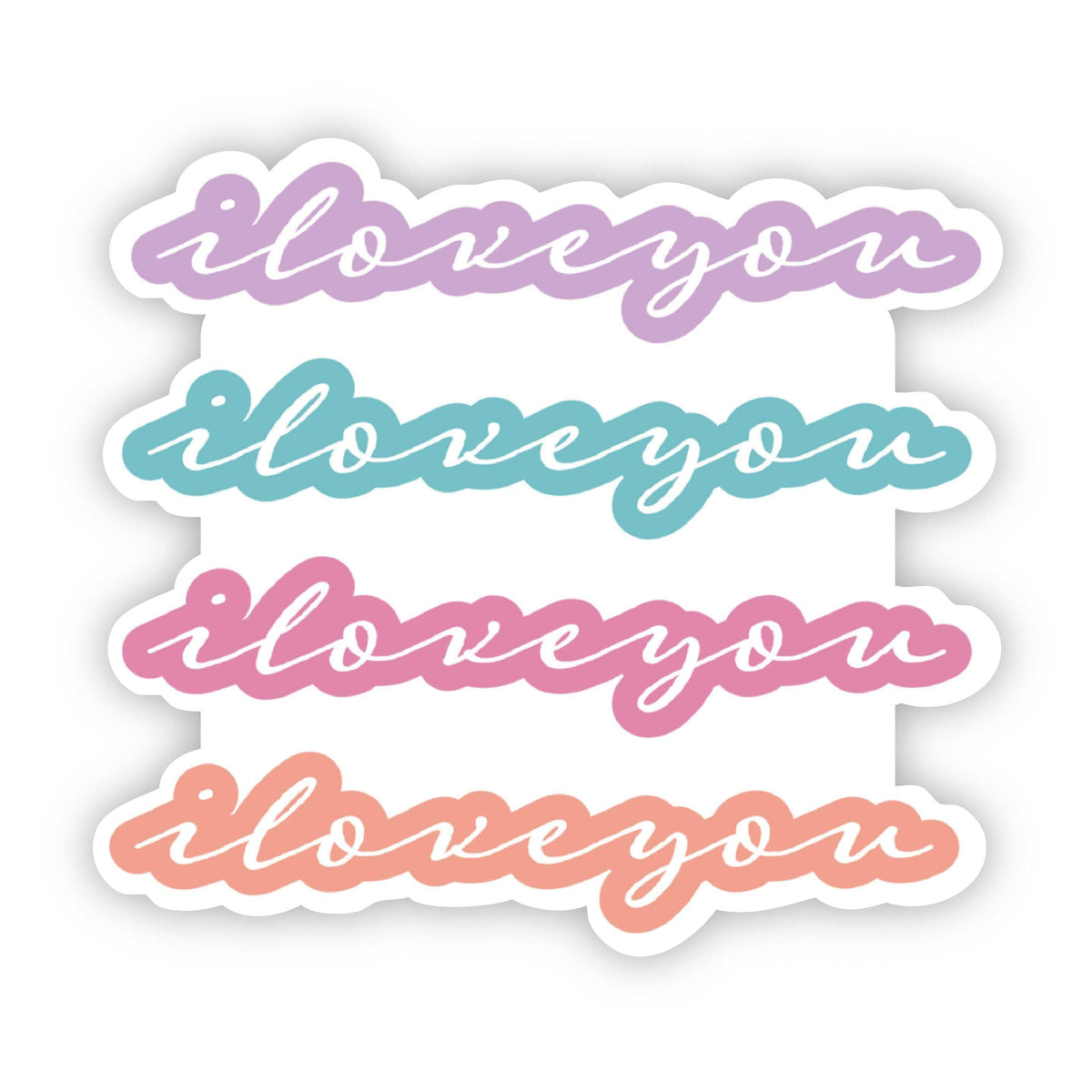 I Love You Cursive Sticker – Big Moods