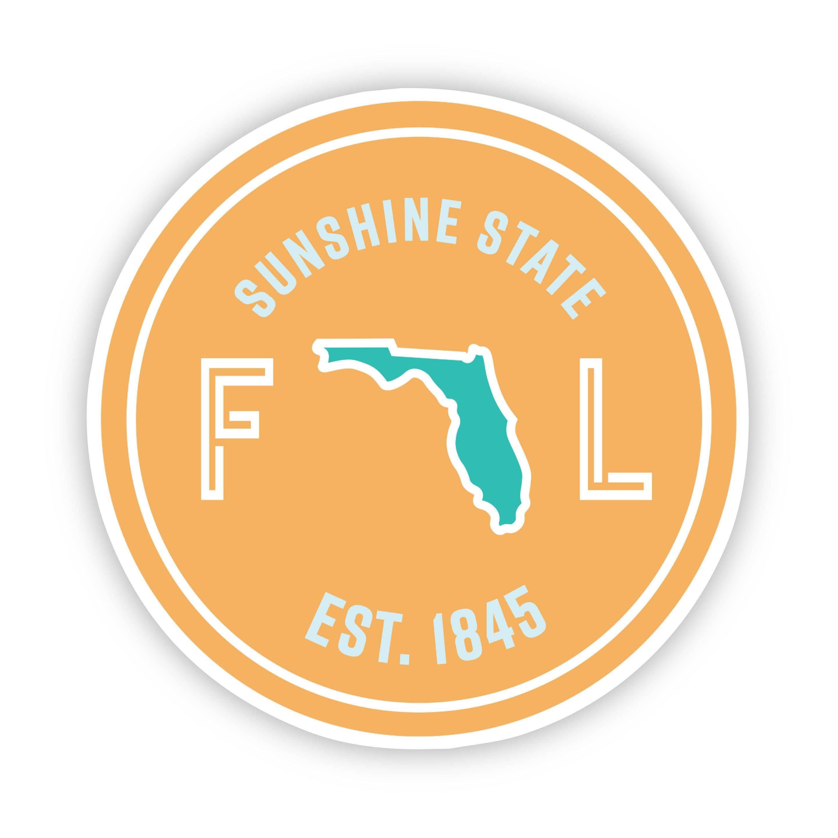 Self Adhesive Florida Flag 4" Florida Flag Sticker Decal - Self-Adhesive Vinyl, Sunshine State Pride, Made In USA By Rayd Workshop American Flag Vinyl Decal - Foto 5